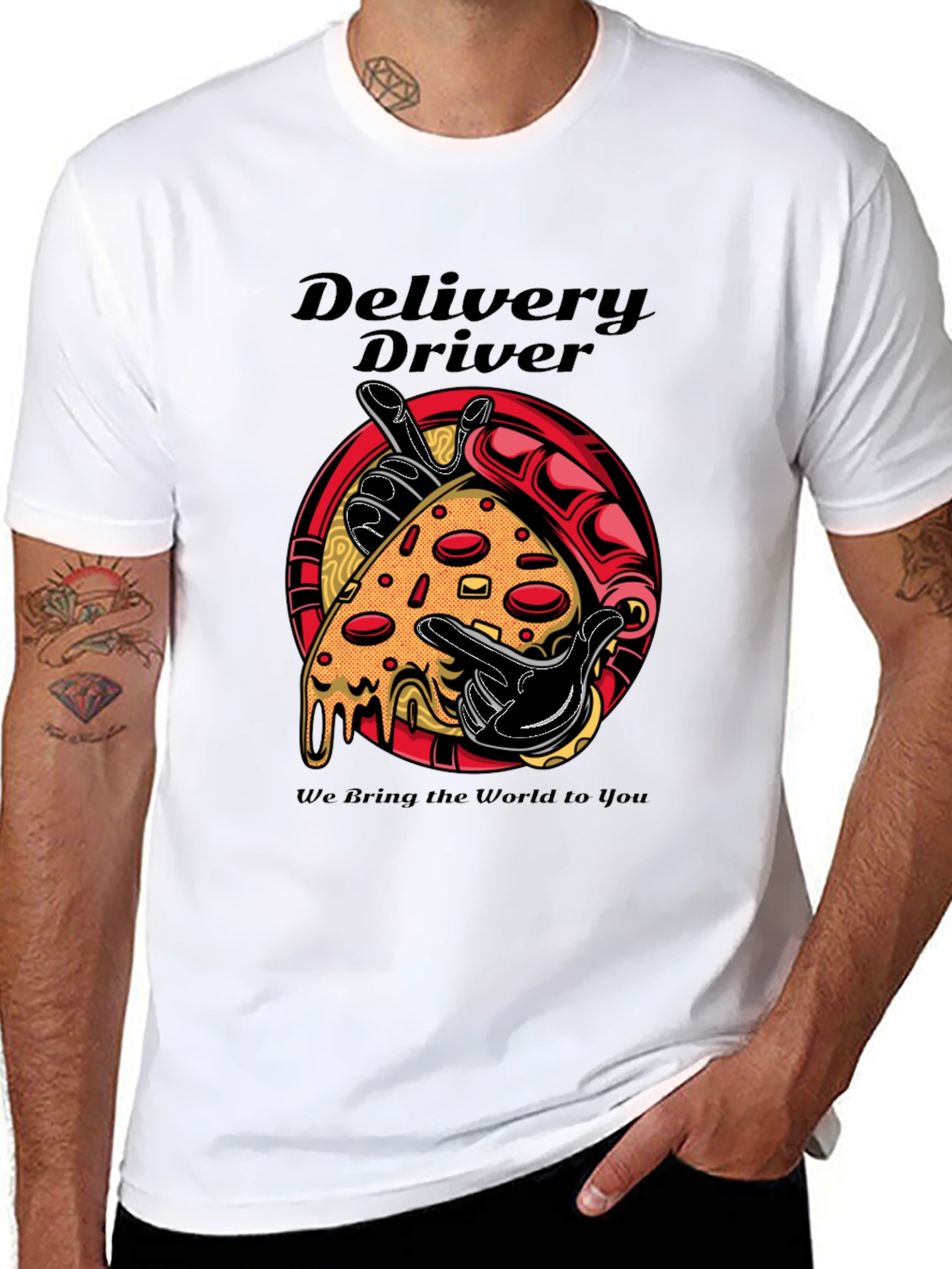 Pizza Delivery Driver Graphic T-Shirt