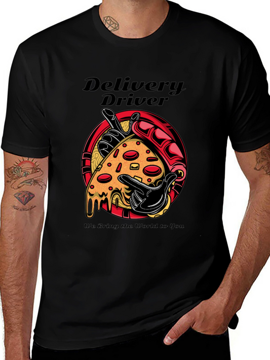 Pizza Delivery Driver Graphic T-Shirt
