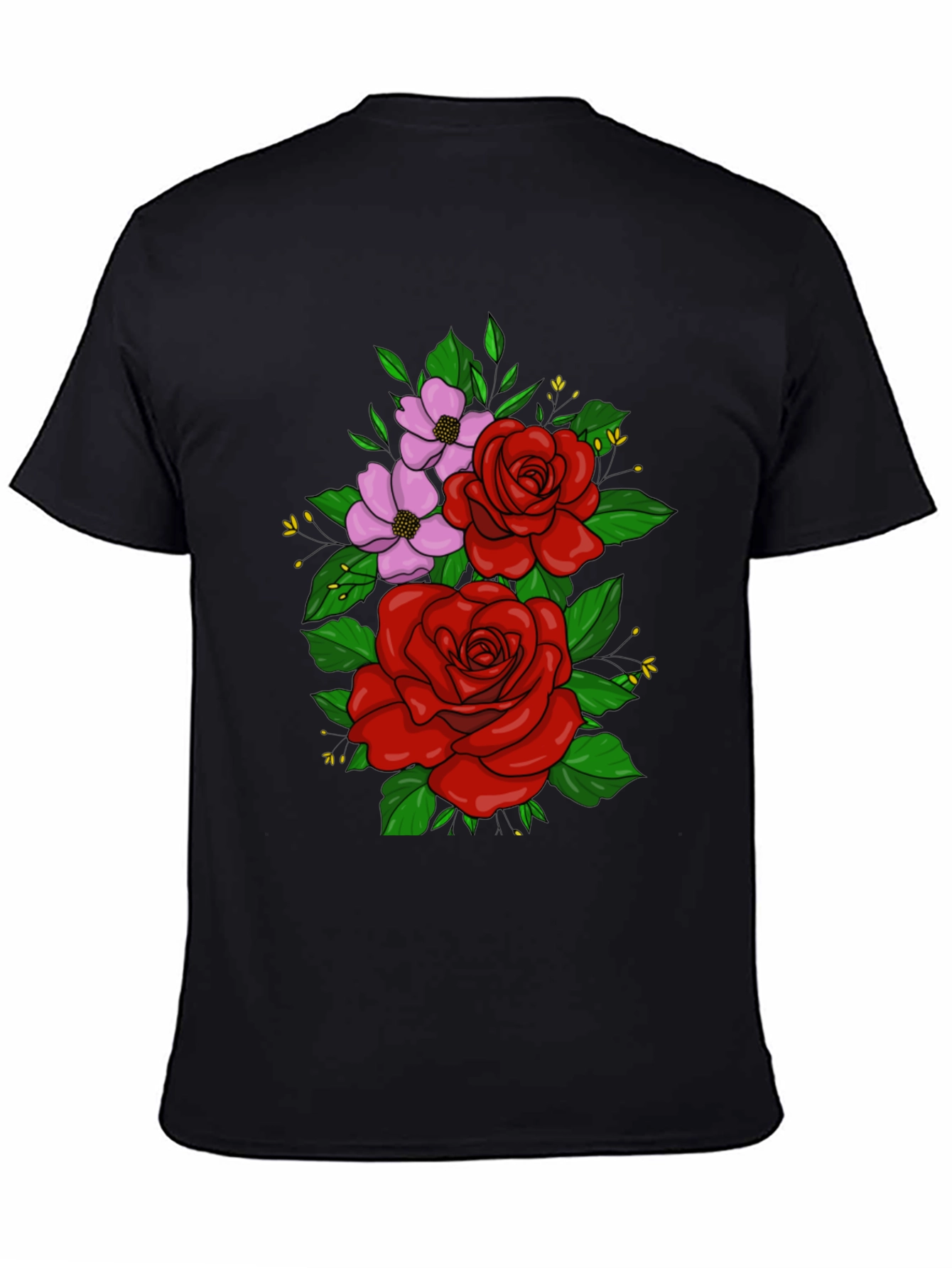 Floral T-Shirt: Roses and Blossoms Tee