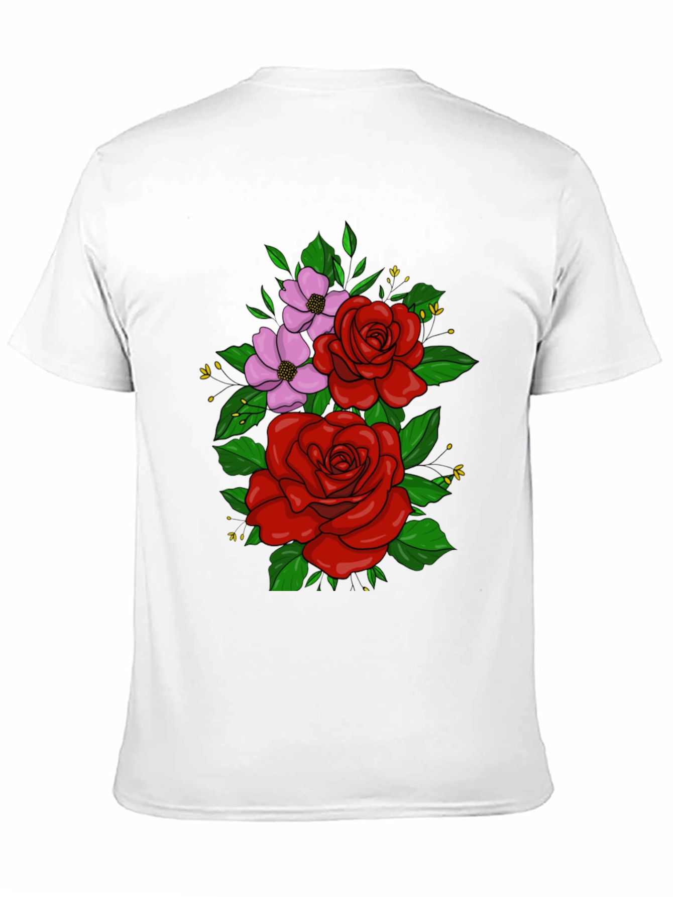 Floral T-Shirt: Roses and Blossoms Tee