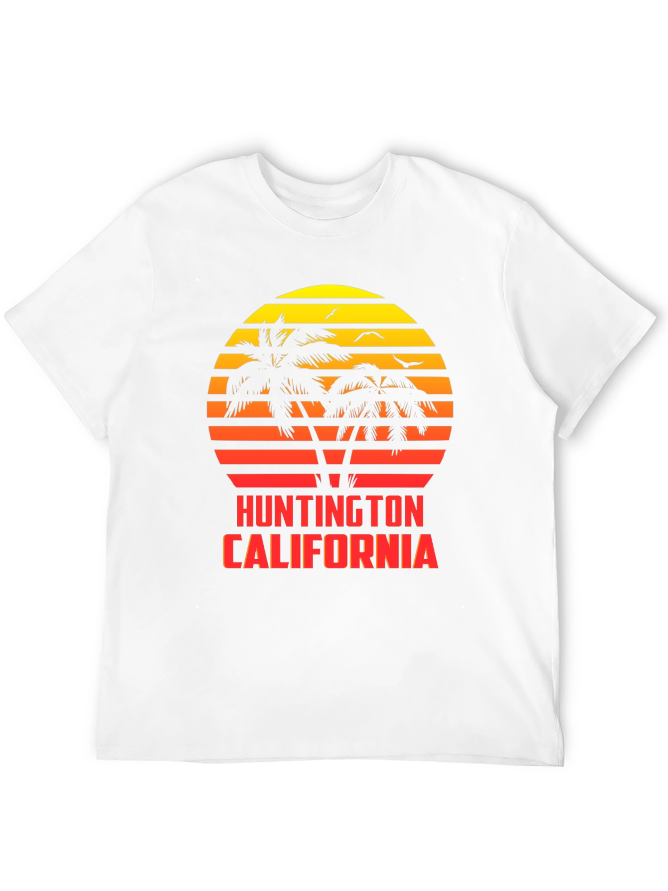 Huntington California Sunset Tee