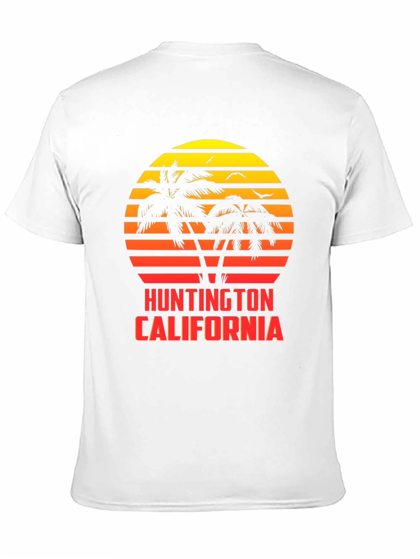 Huntington California Sunset Tee