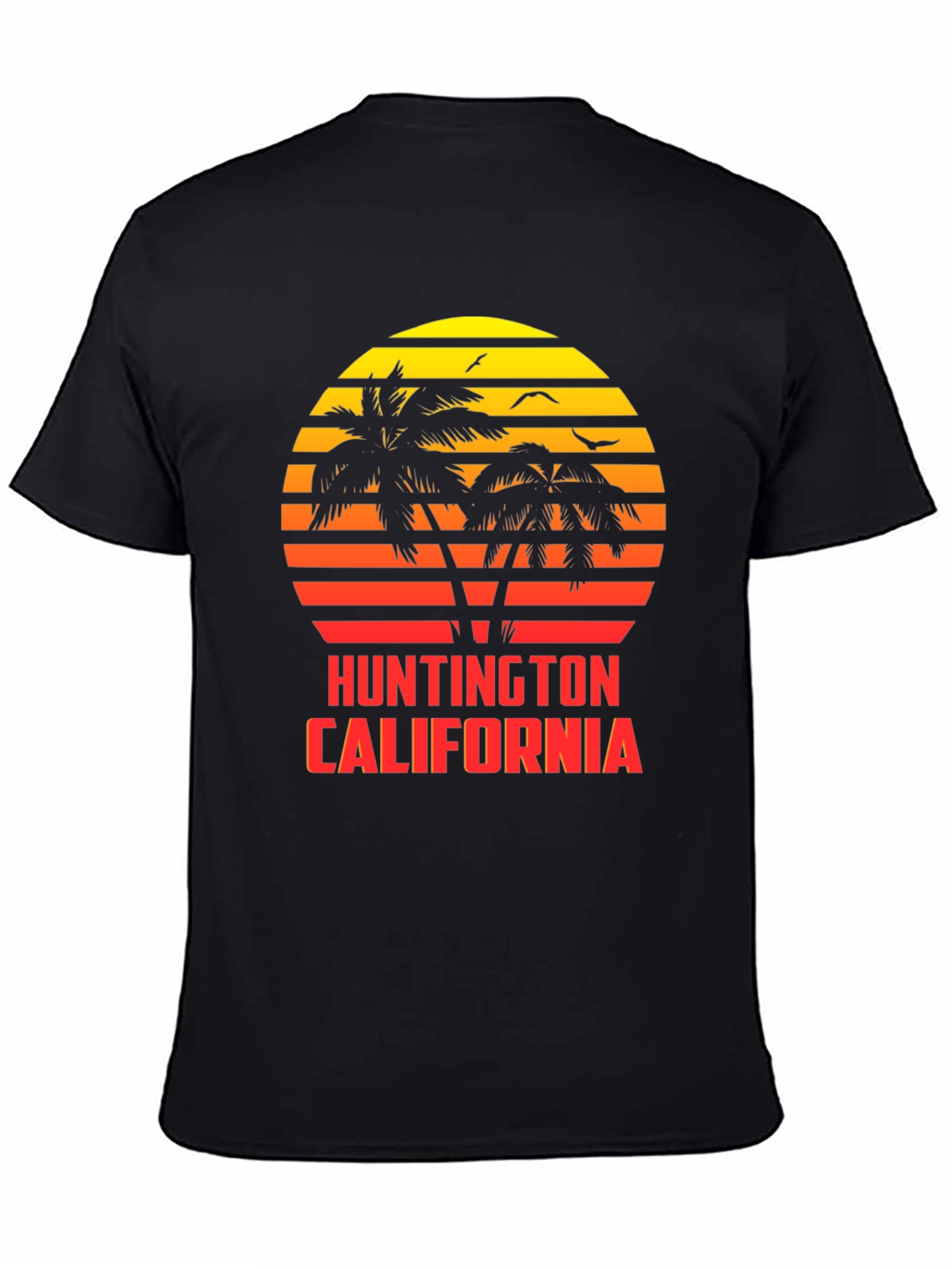 Huntington California Sunset Tee