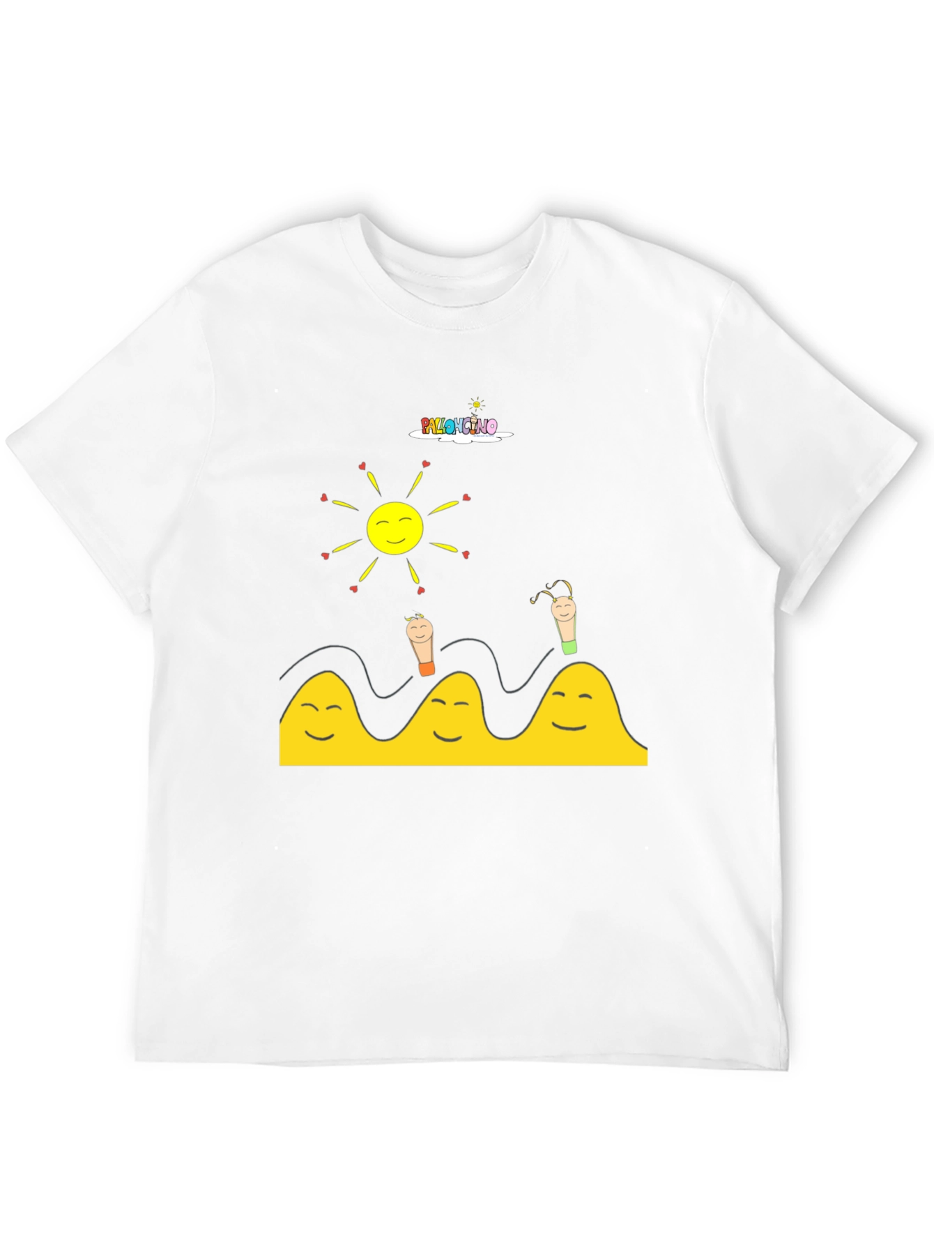 Happy Vibes Black T-Shirt