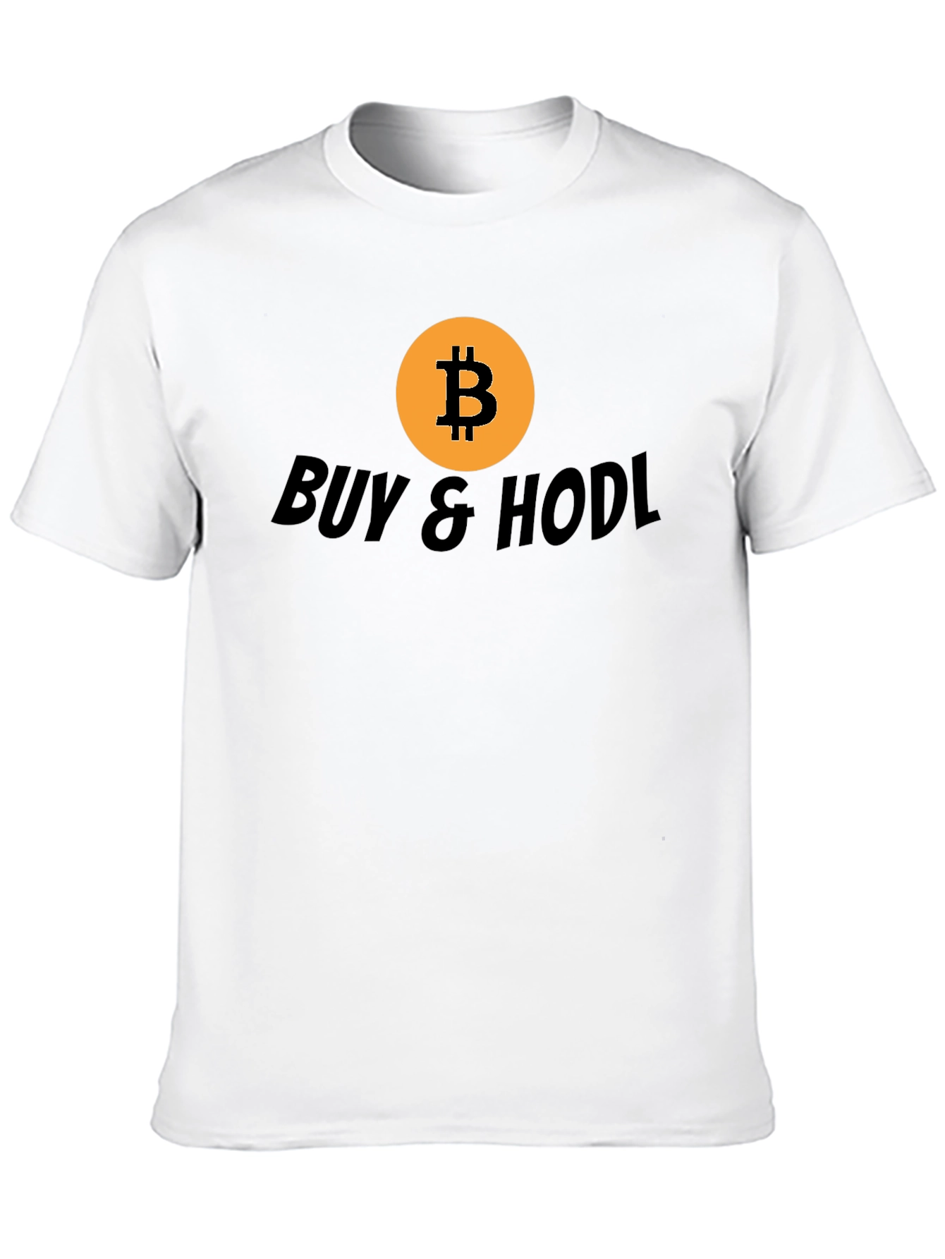 Bitcoin BUY & HODL Black T-Shirt
