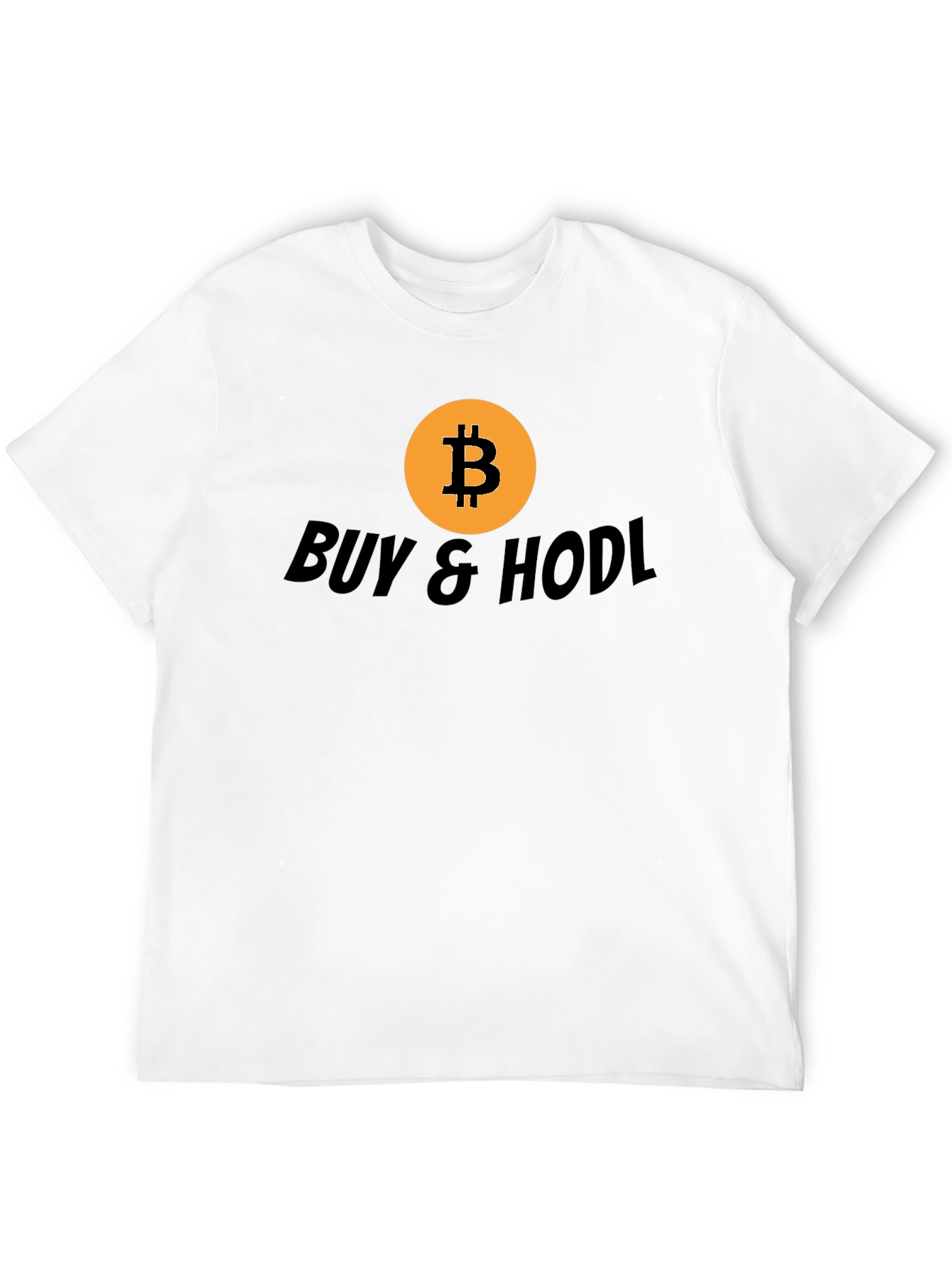 Bitcoin BUY & HODL Black T-Shirt