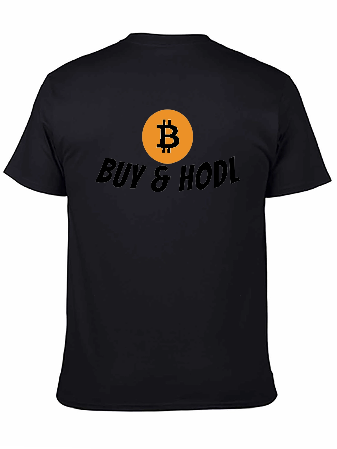 Bitcoin BUY & HODL Black T-Shirt