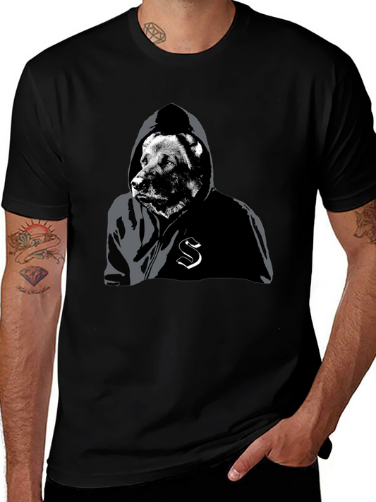 Urban Bear Hoodie Graphic Tee