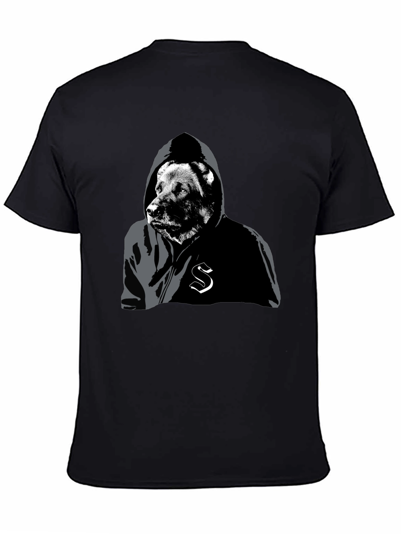 Urban Bear Hoodie Graphic Tee