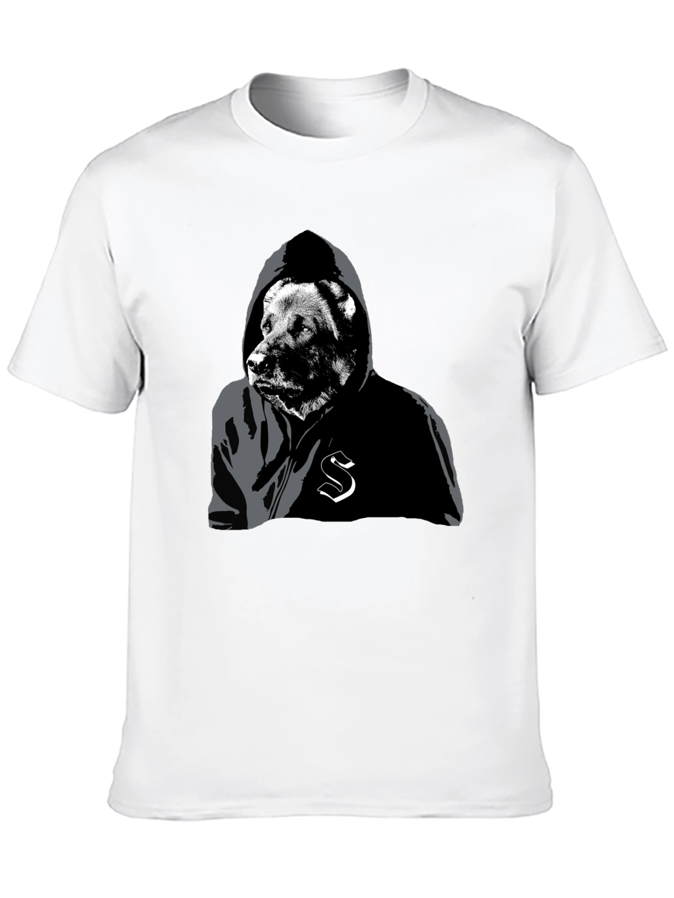 Urban Bear Hoodie Graphic Tee