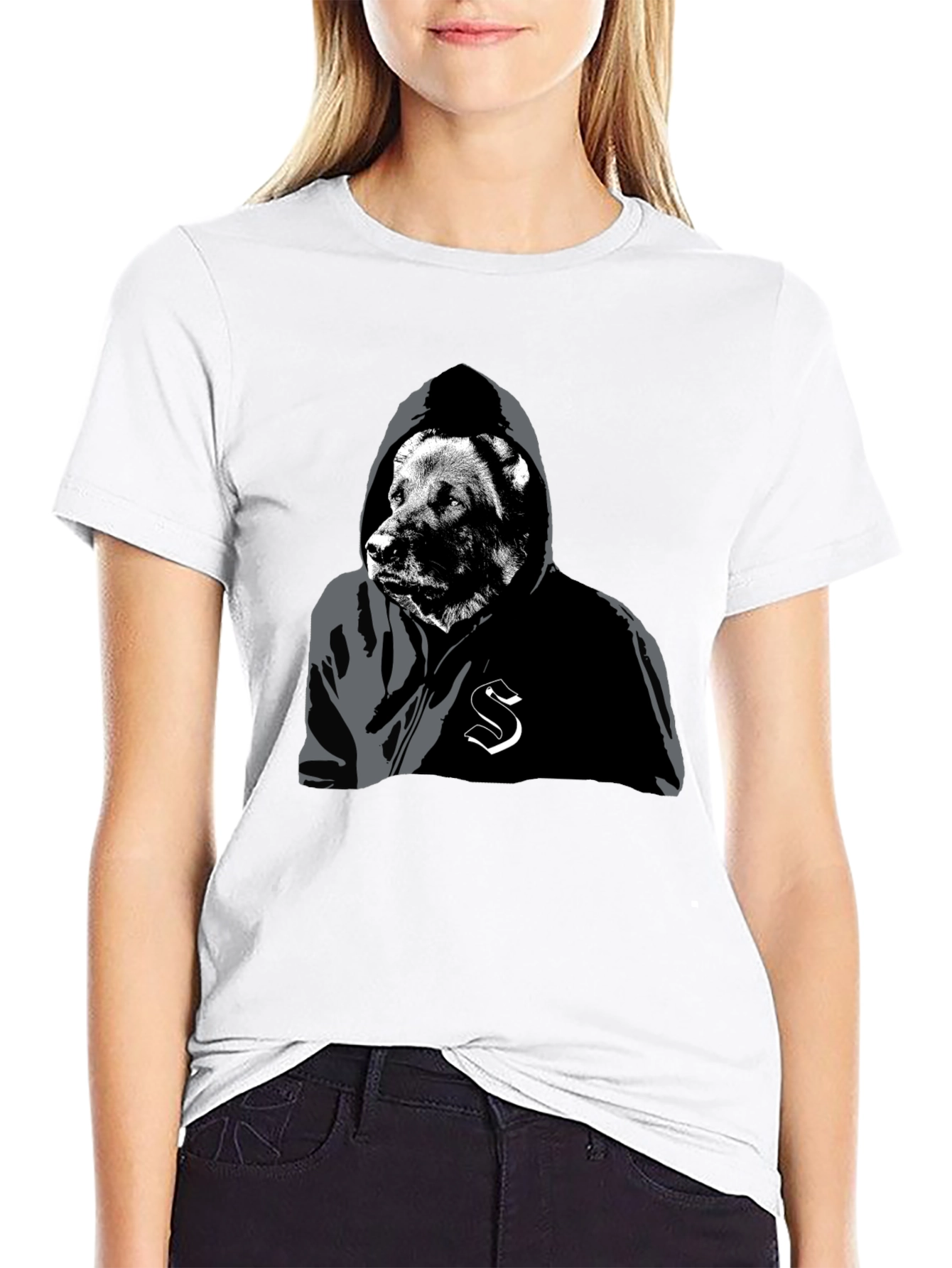 Urban Bear Hoodie Graphic Tee