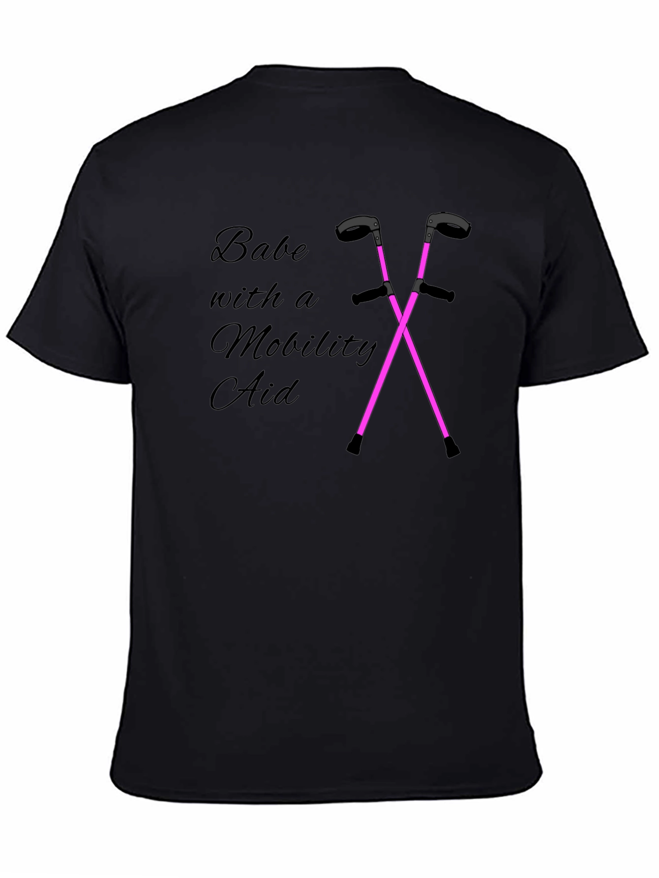 Babe With a Mobility Aid Graphic Tee