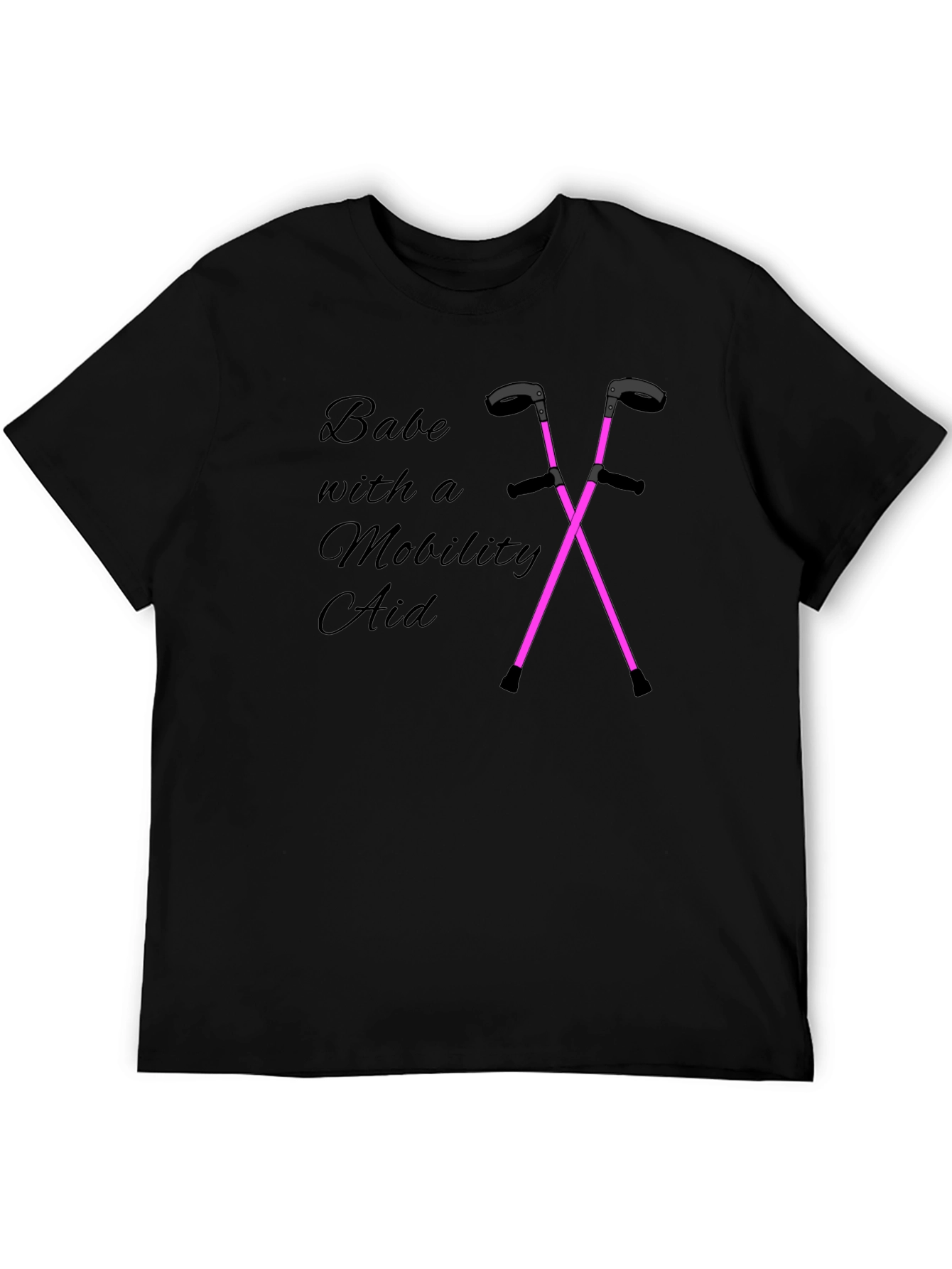 Babe With a Mobility Aid Graphic Tee
