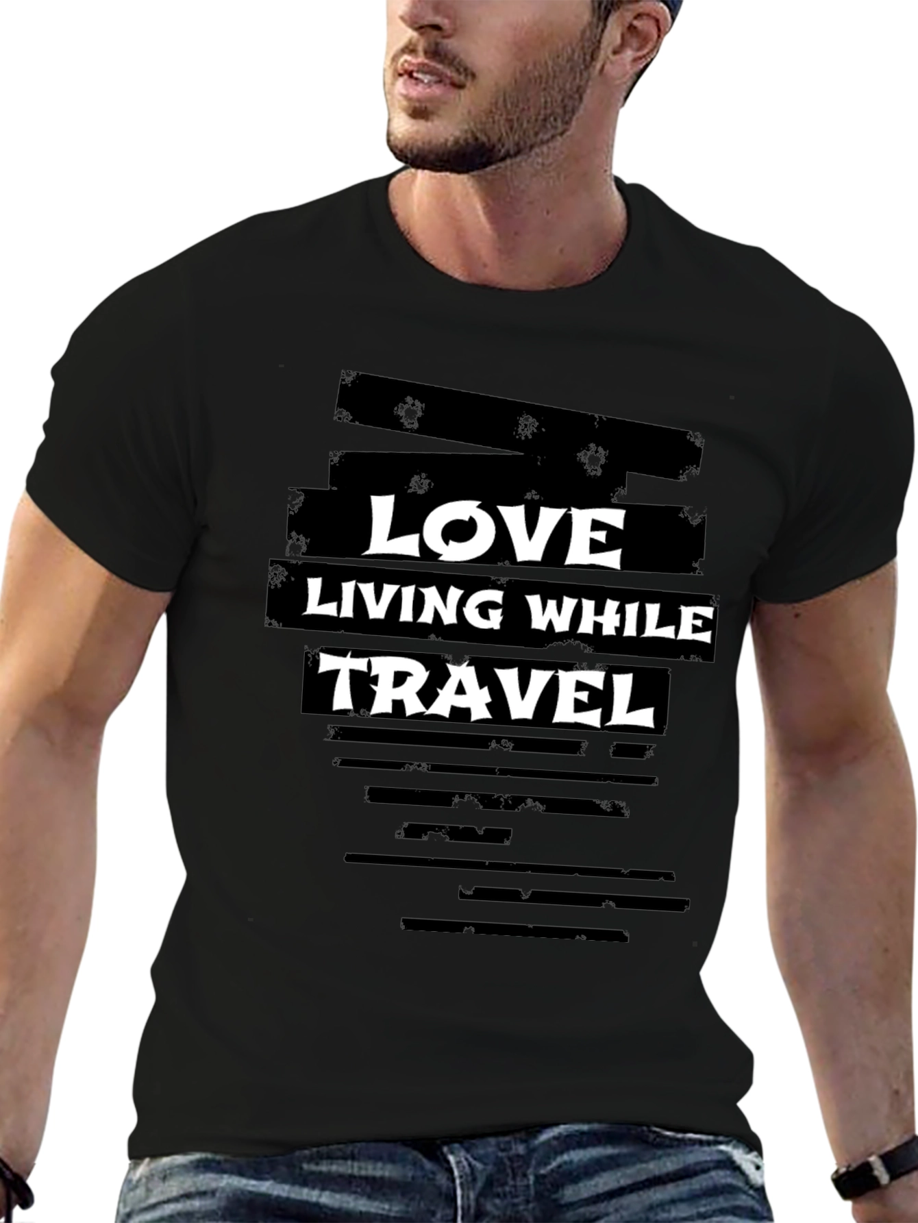 Love Living While Travel Graphic Tee