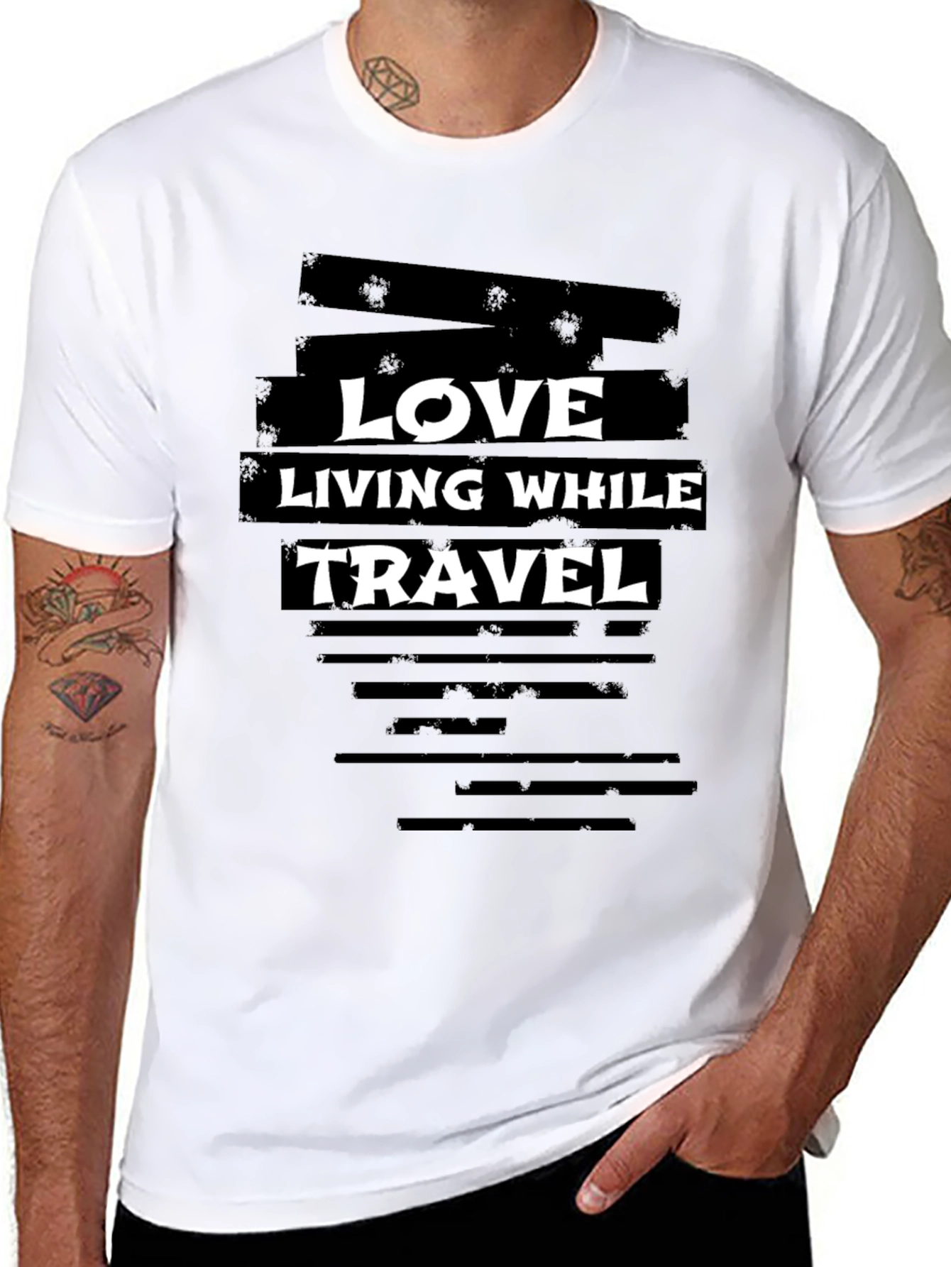 Love Living While Travel Graphic Tee