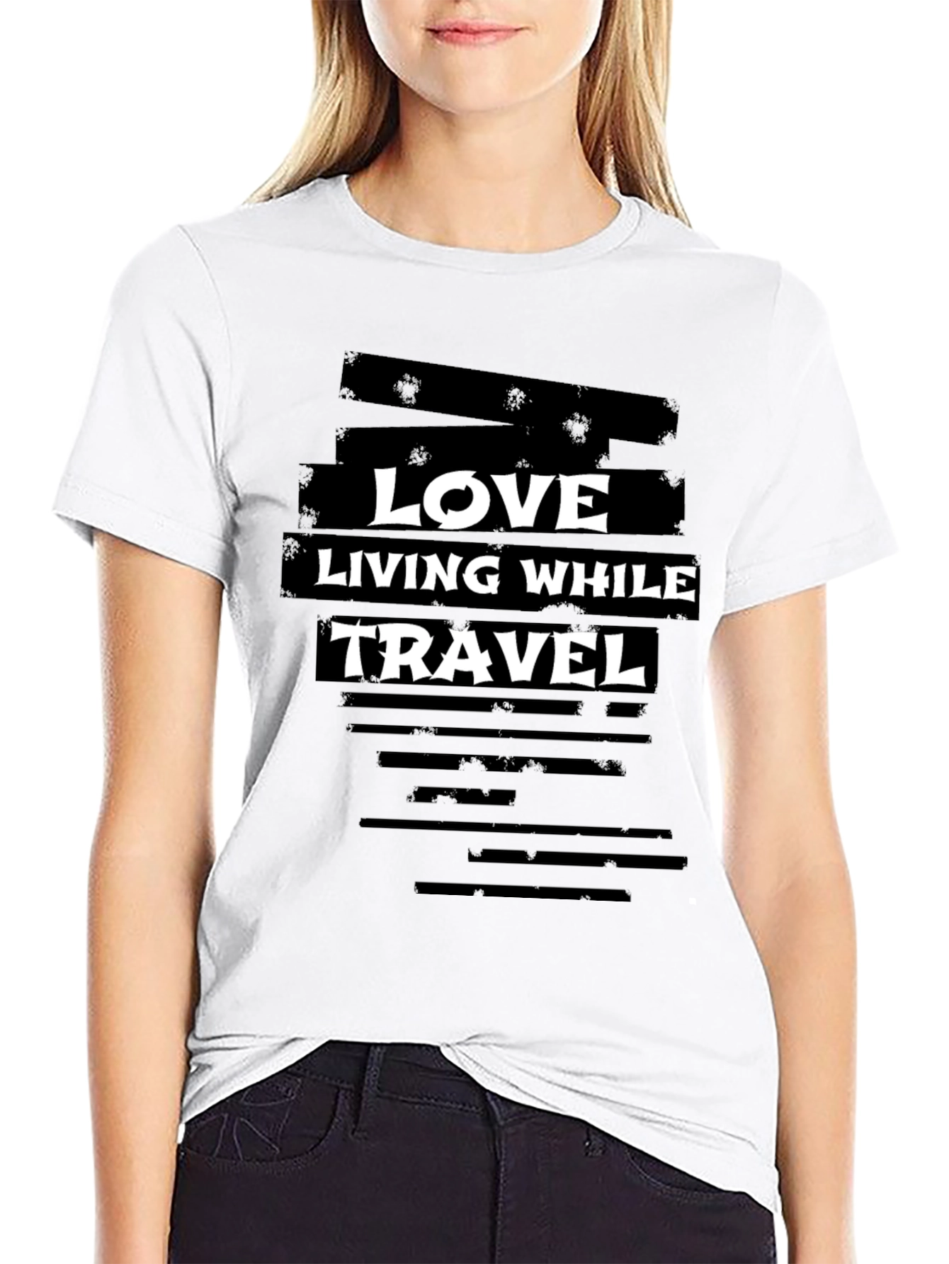 Love Living While Travel Graphic Tee