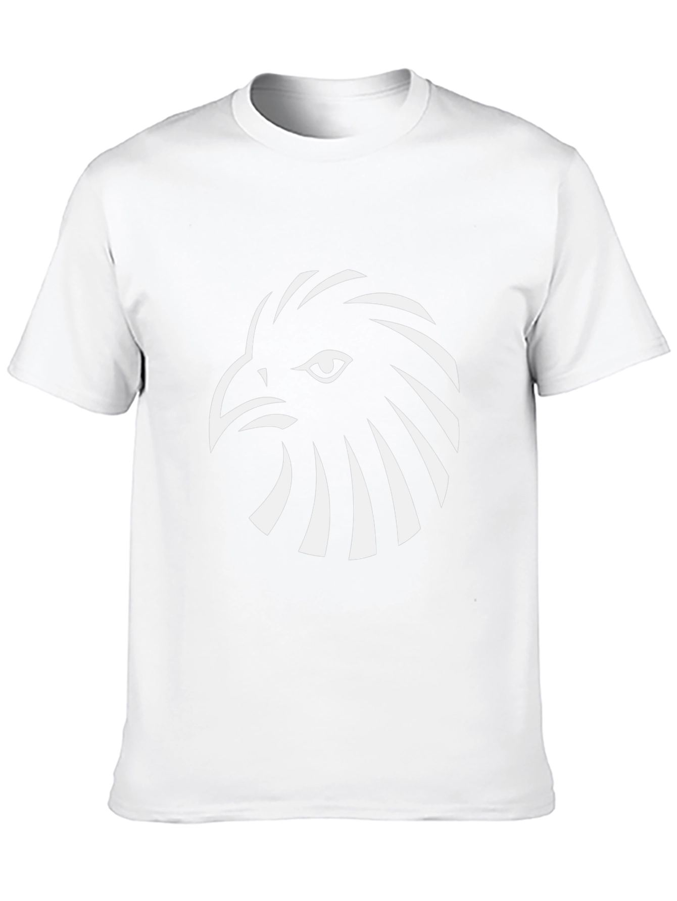 Black T-Shirt with Eagle Graphic