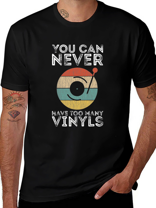 Vintage Vinyl Record T-Shirt - Music Lover Tee