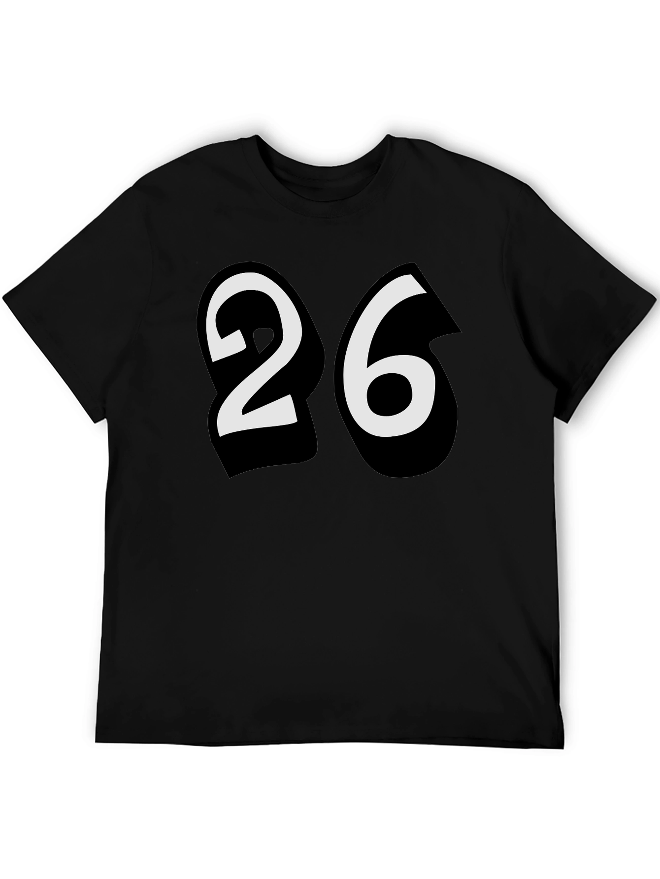 Bold Number 26 Graphic T-Shirt