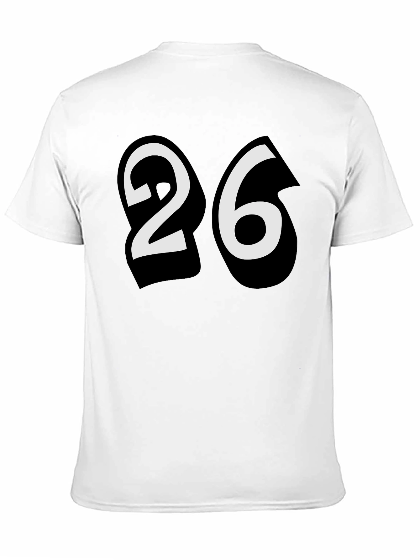 Bold Number 26 Graphic T-Shirt