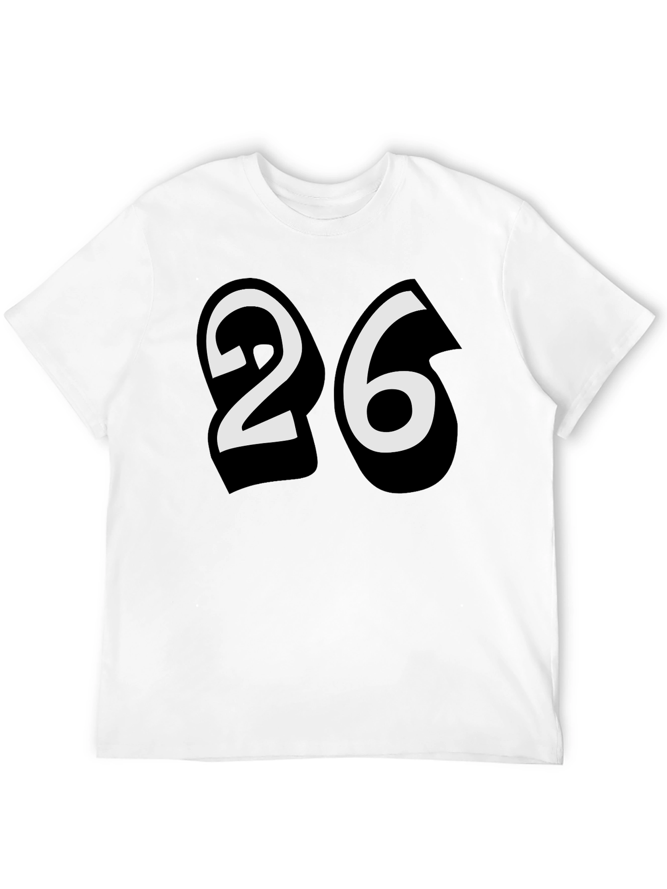 Bold Number 26 Graphic T-Shirt