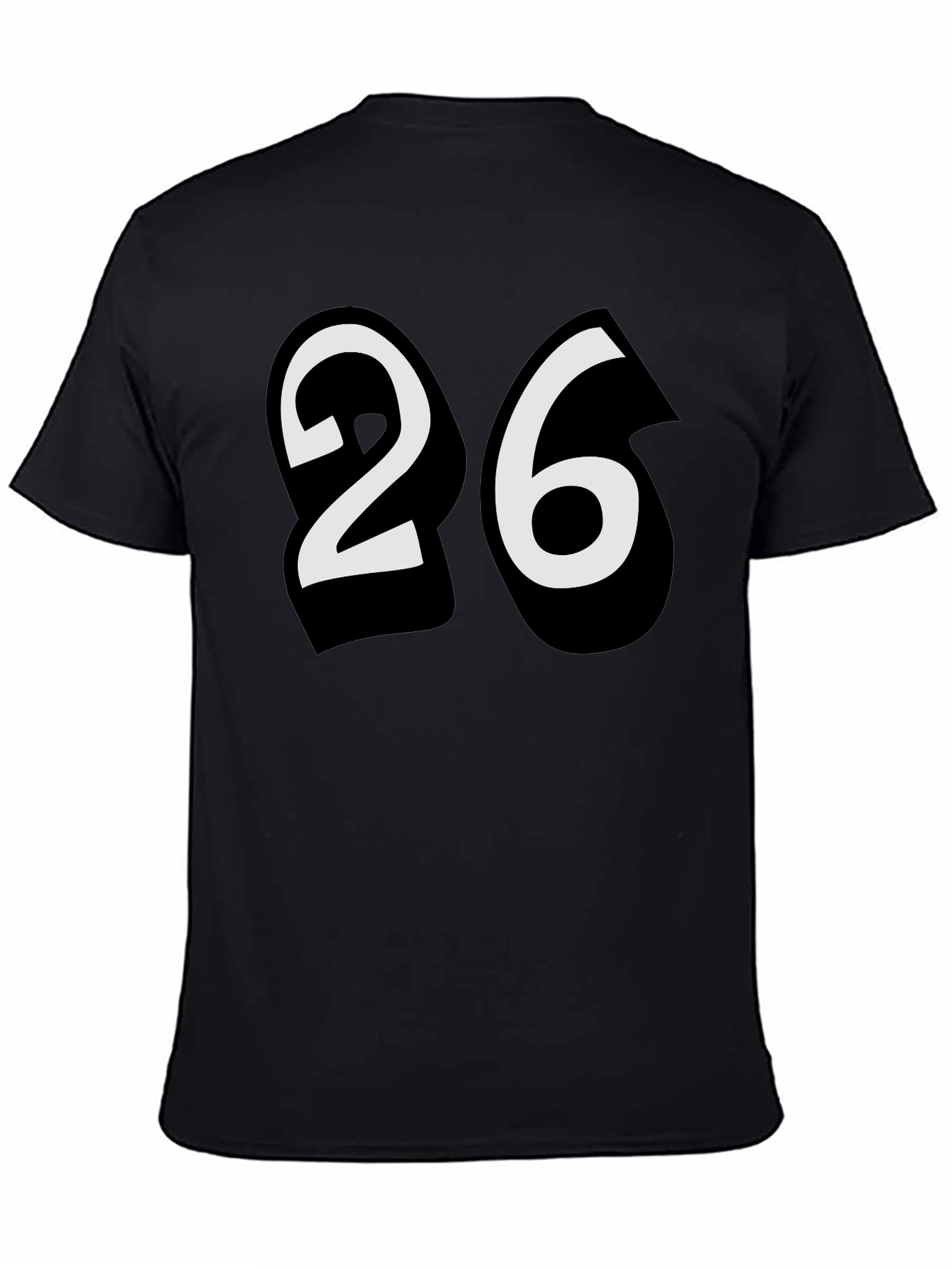 Bold Number 26 Graphic T-Shirt