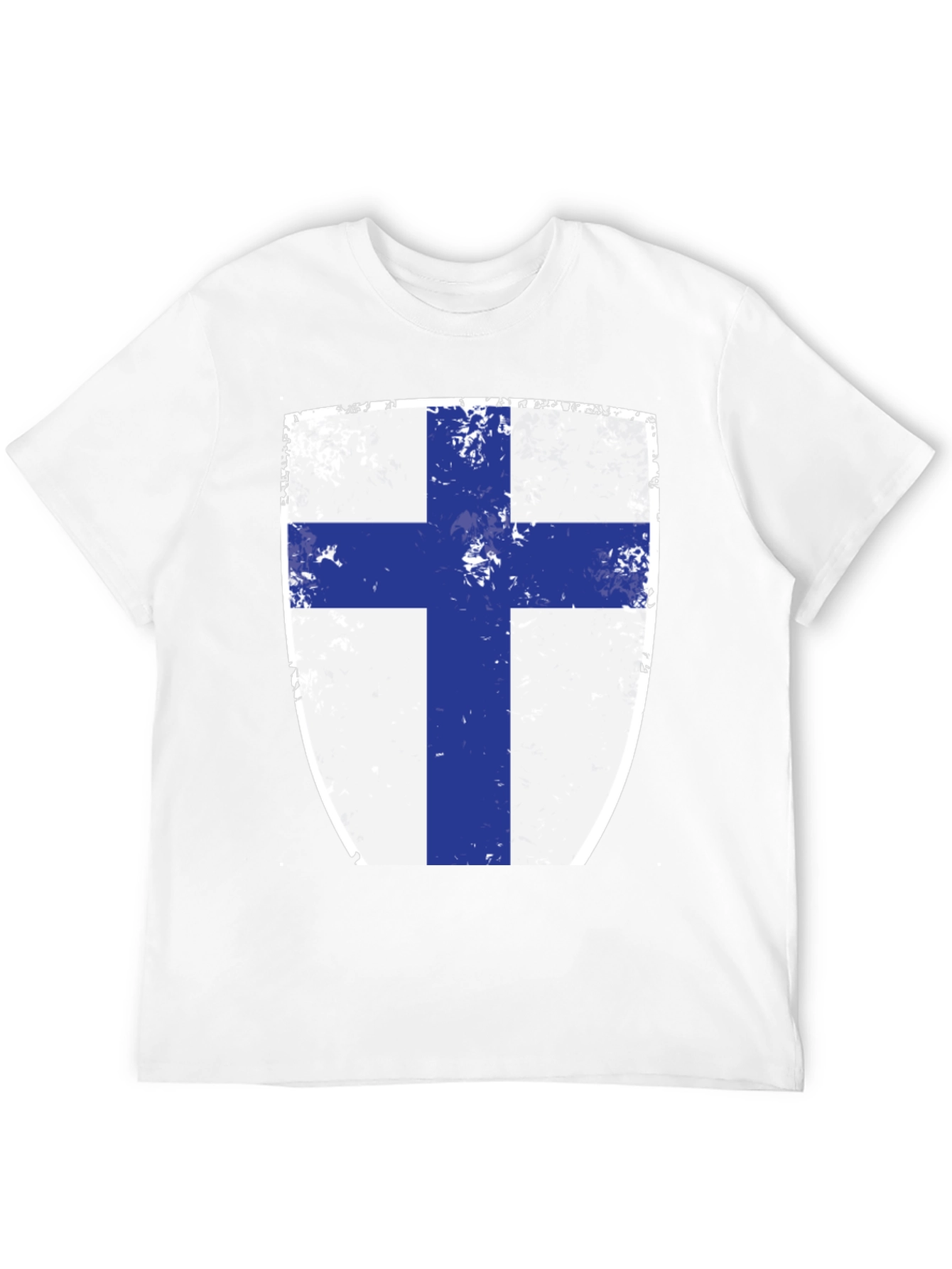 Finnish Flag Shield T-Shirt - Finland Pride Tee