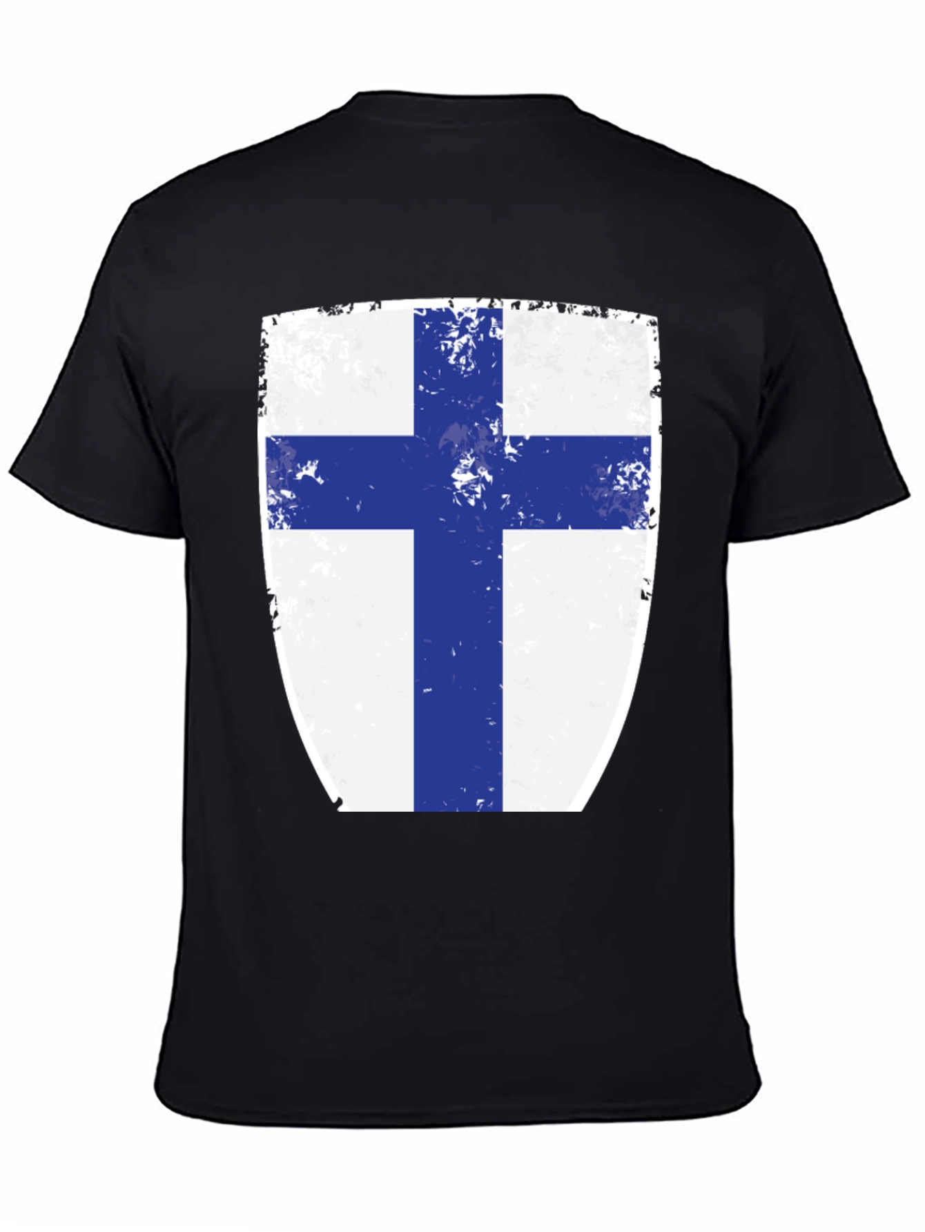 Finnish Flag Shield T-Shirt - Finland Pride Tee