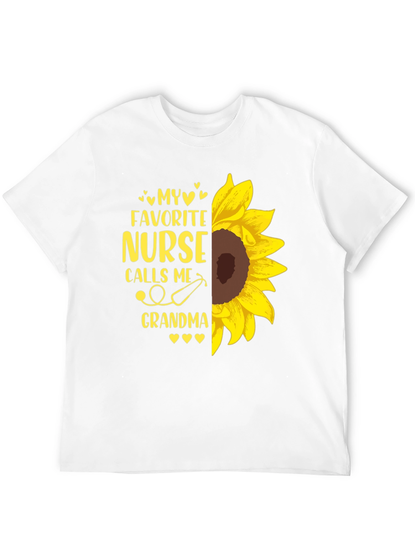 My Favorite Nurse Calls Me Grandma Sunflower T-Shirt