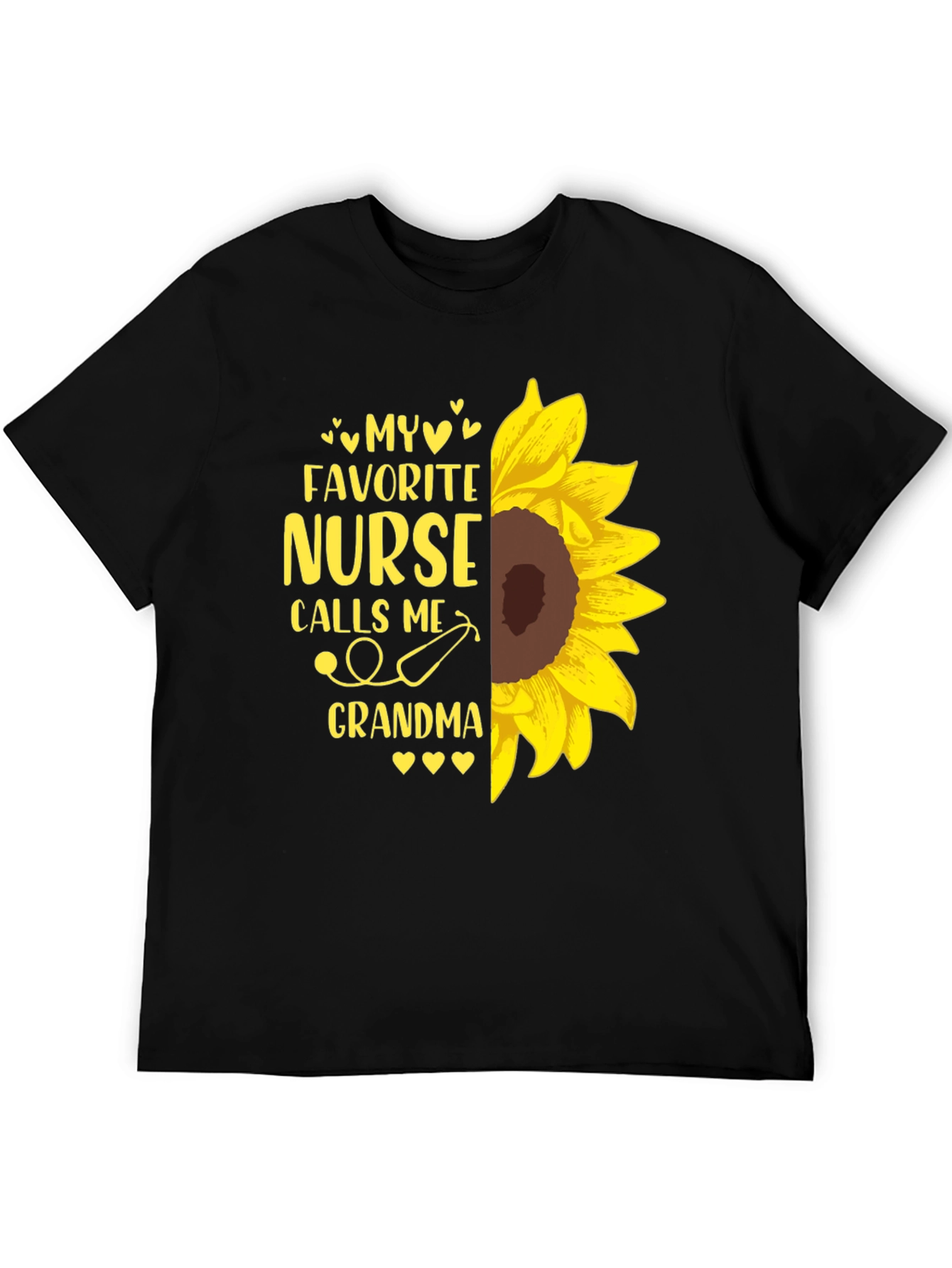 My Favorite Nurse Calls Me Grandma Sunflower T-Shirt