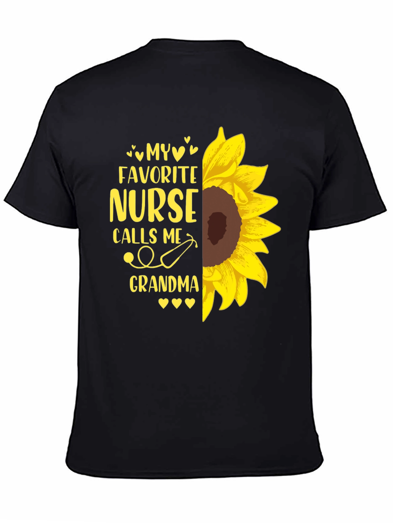 My Favorite Nurse Calls Me Grandma Sunflower T-Shirt