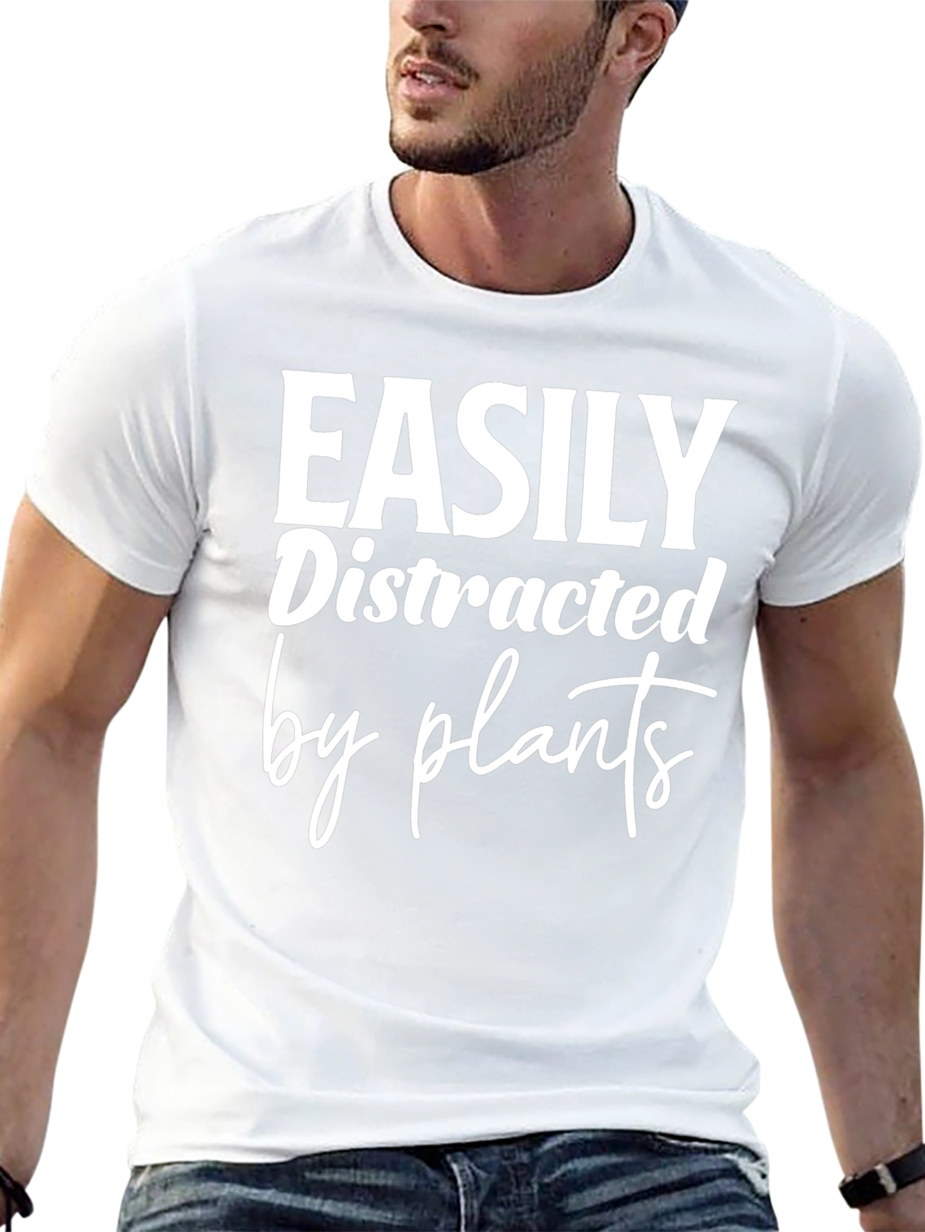 Easily Distracted By Plants Graphic Tee
