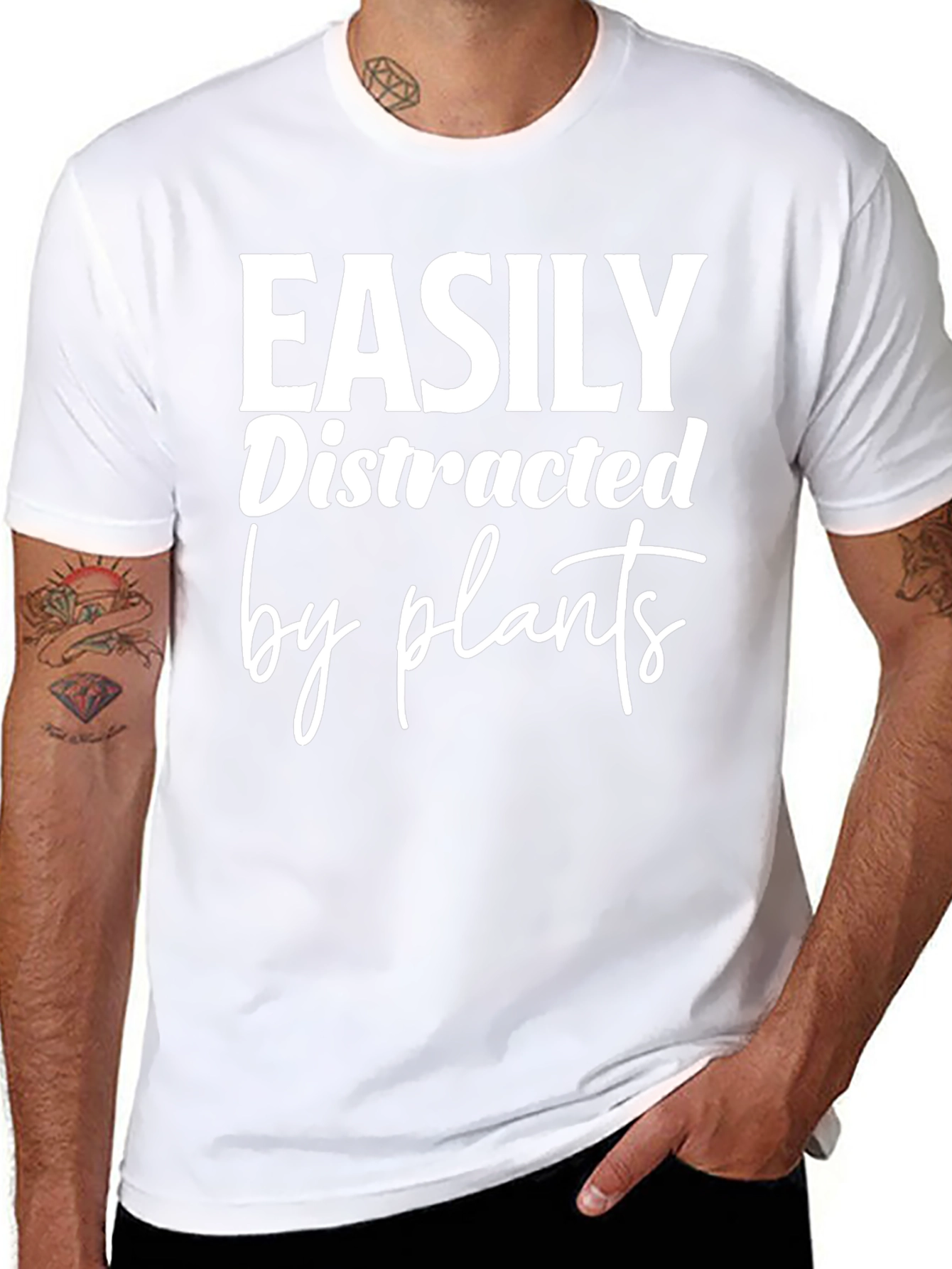Easily Distracted By Plants Graphic Tee