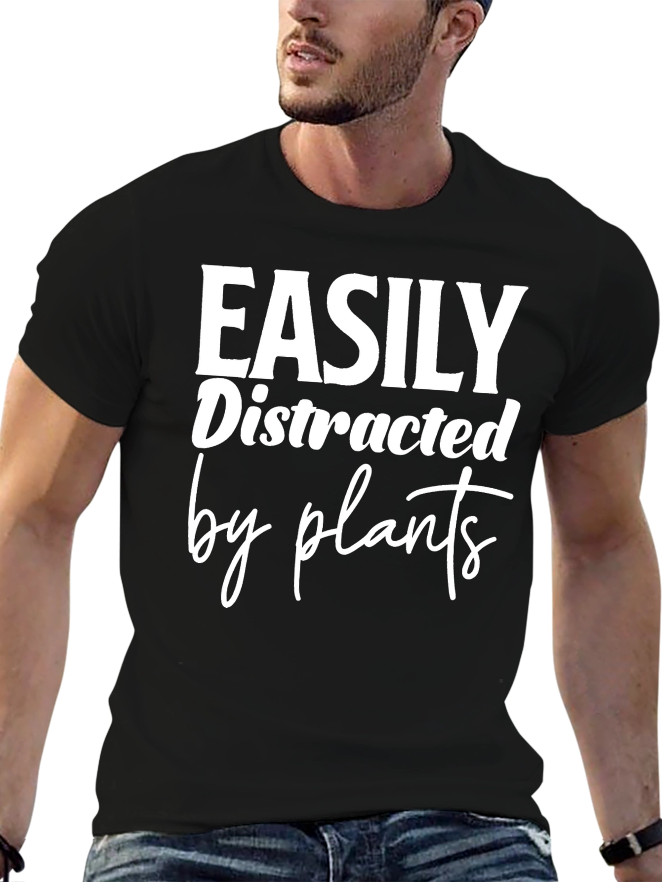 Easily Distracted By Plants Graphic Tee