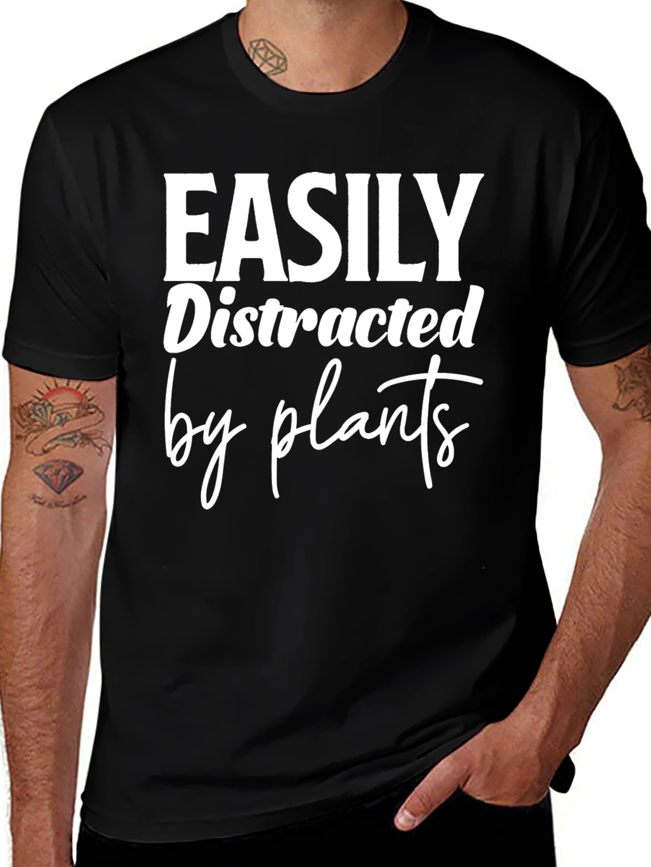 Easily Distracted By Plants Graphic Tee