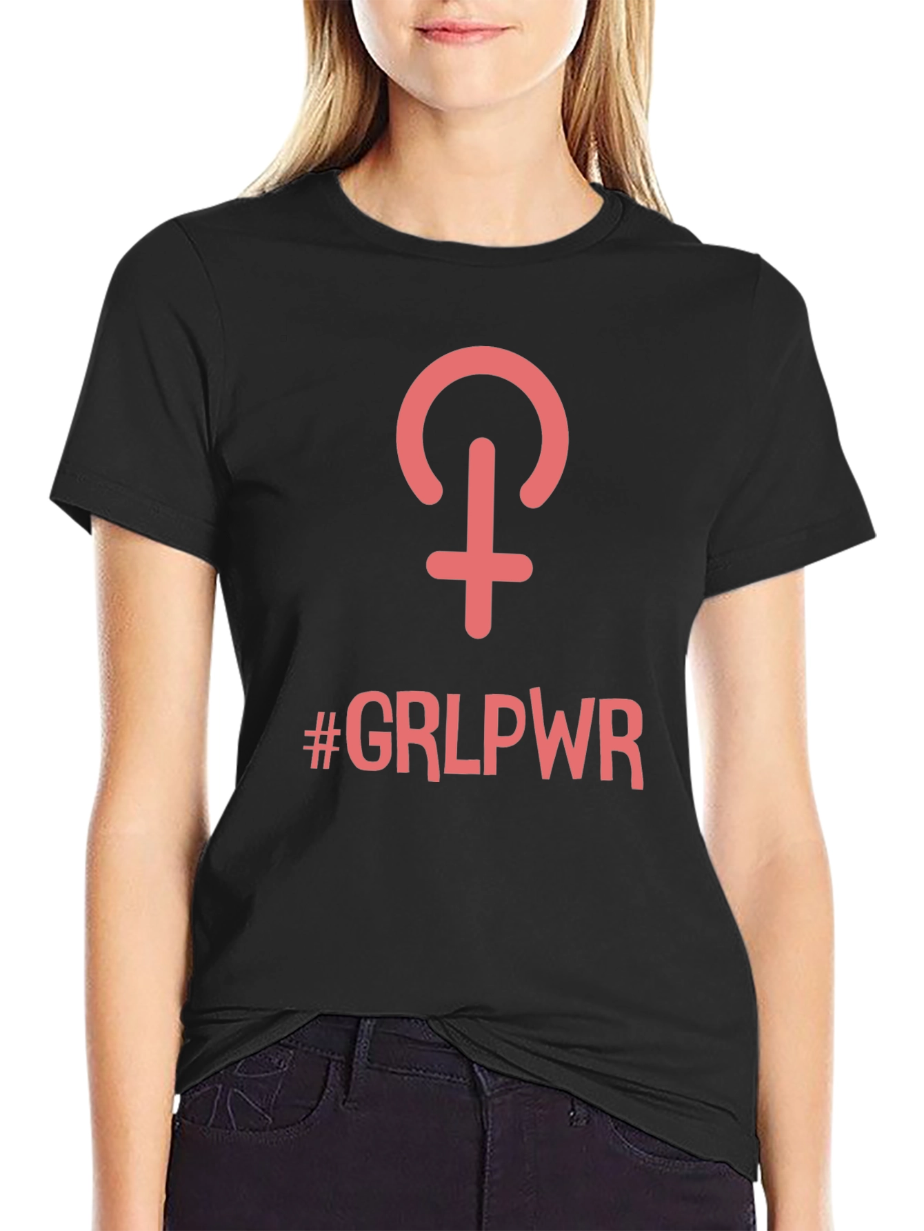 GRLPWR Female Symbol Graphic Tee - Empowering Style