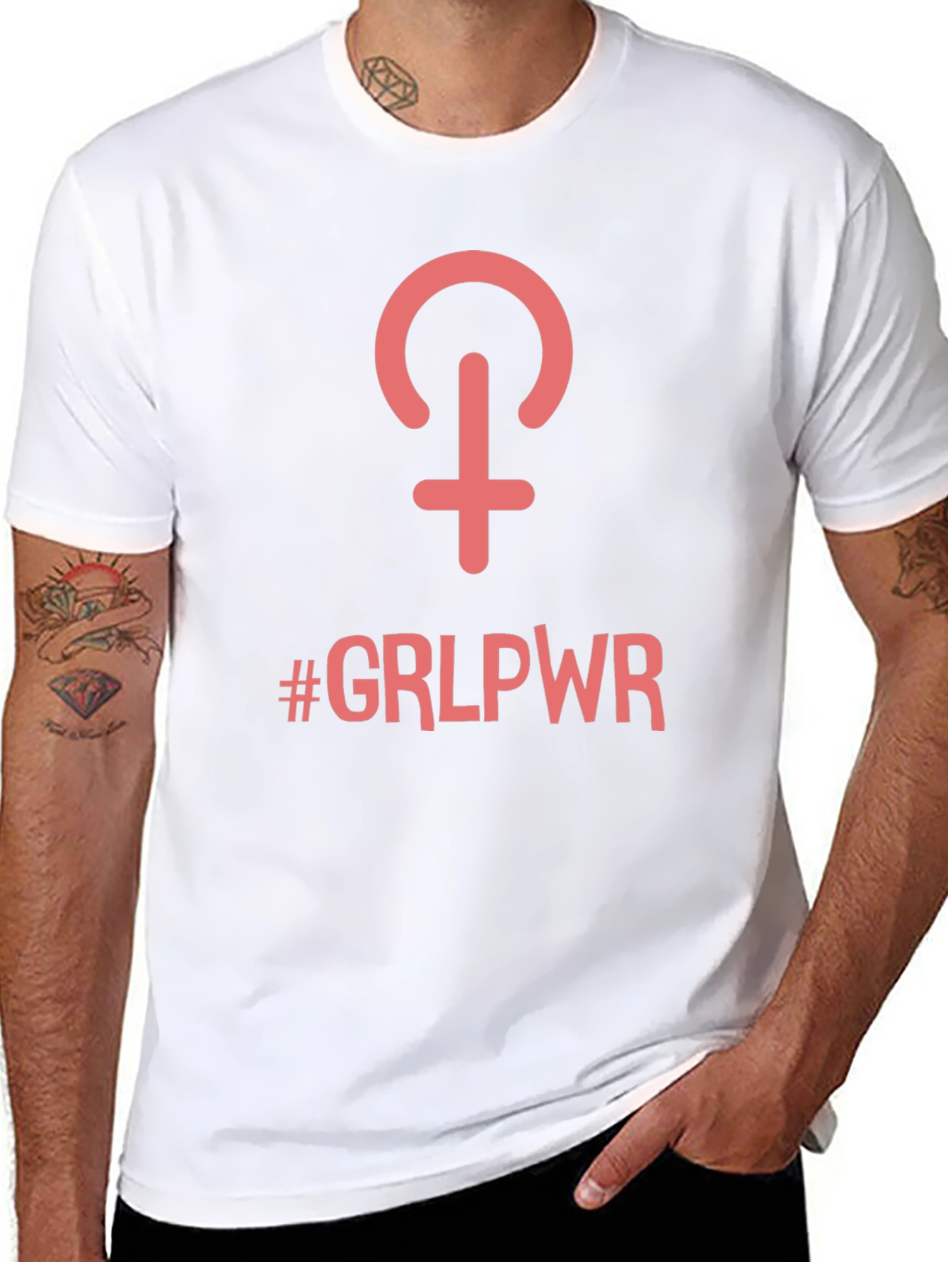 GRLPWR Female Symbol Graphic Tee - Empowering Style