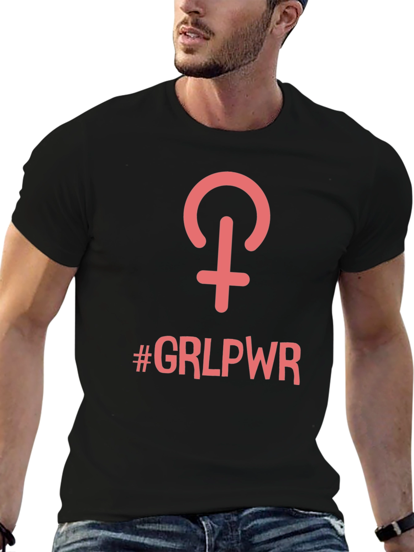 GRLPWR Female Symbol Graphic Tee - Empowering Style