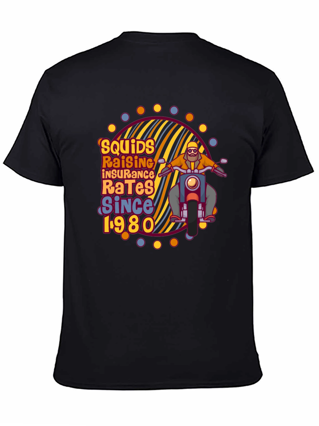 Squids Raising Rates T-Shirt Since 1980 Black