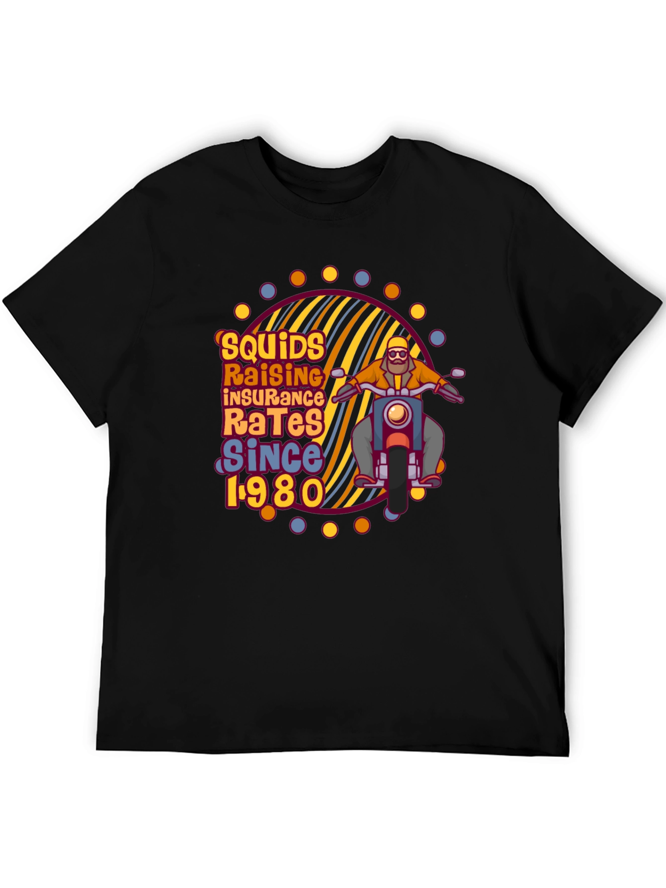 Squids Raising Rates T-Shirt Since 1980 Black
