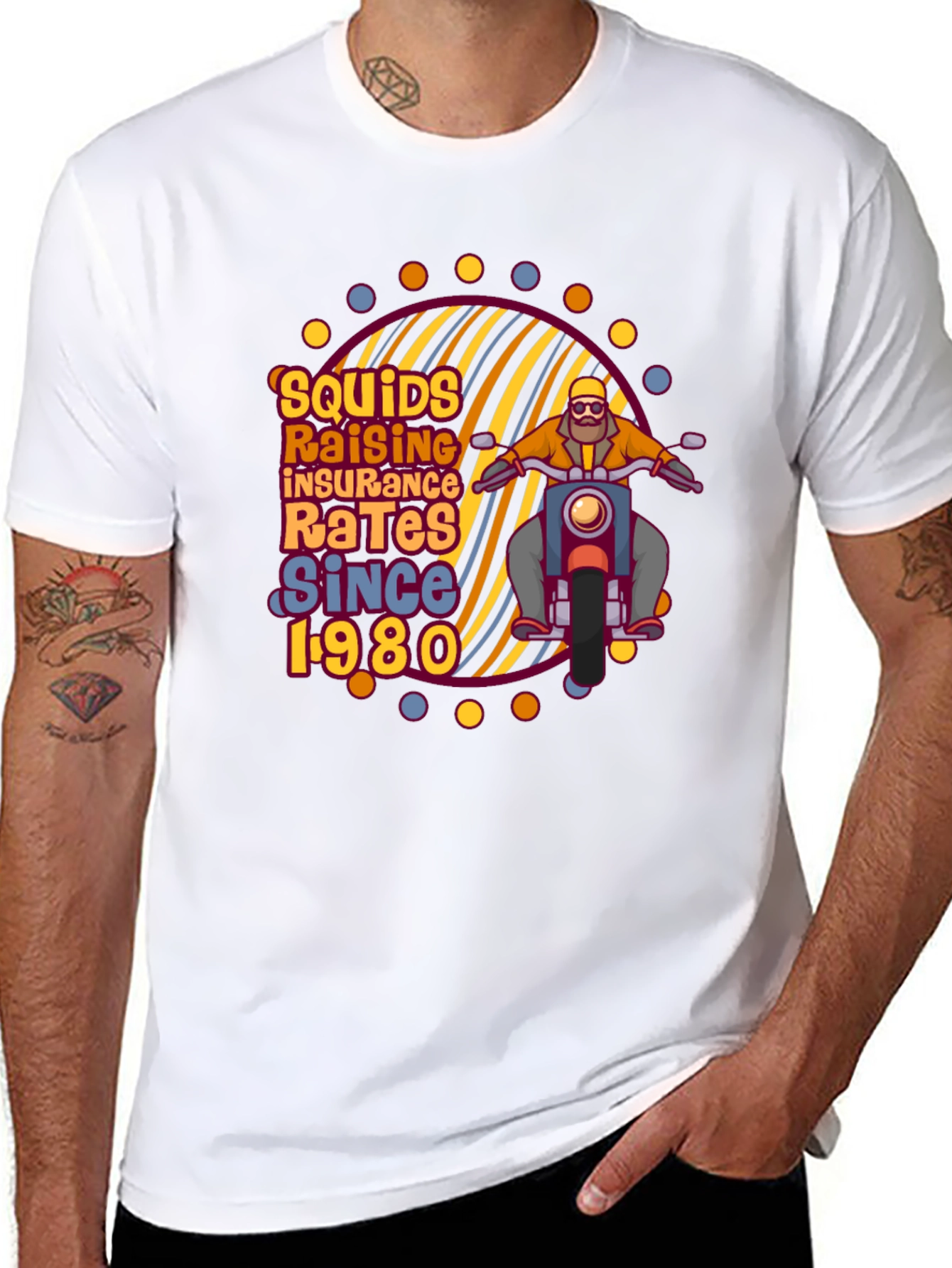 Squids Raising Rates T-Shirt Since 1980 Black
