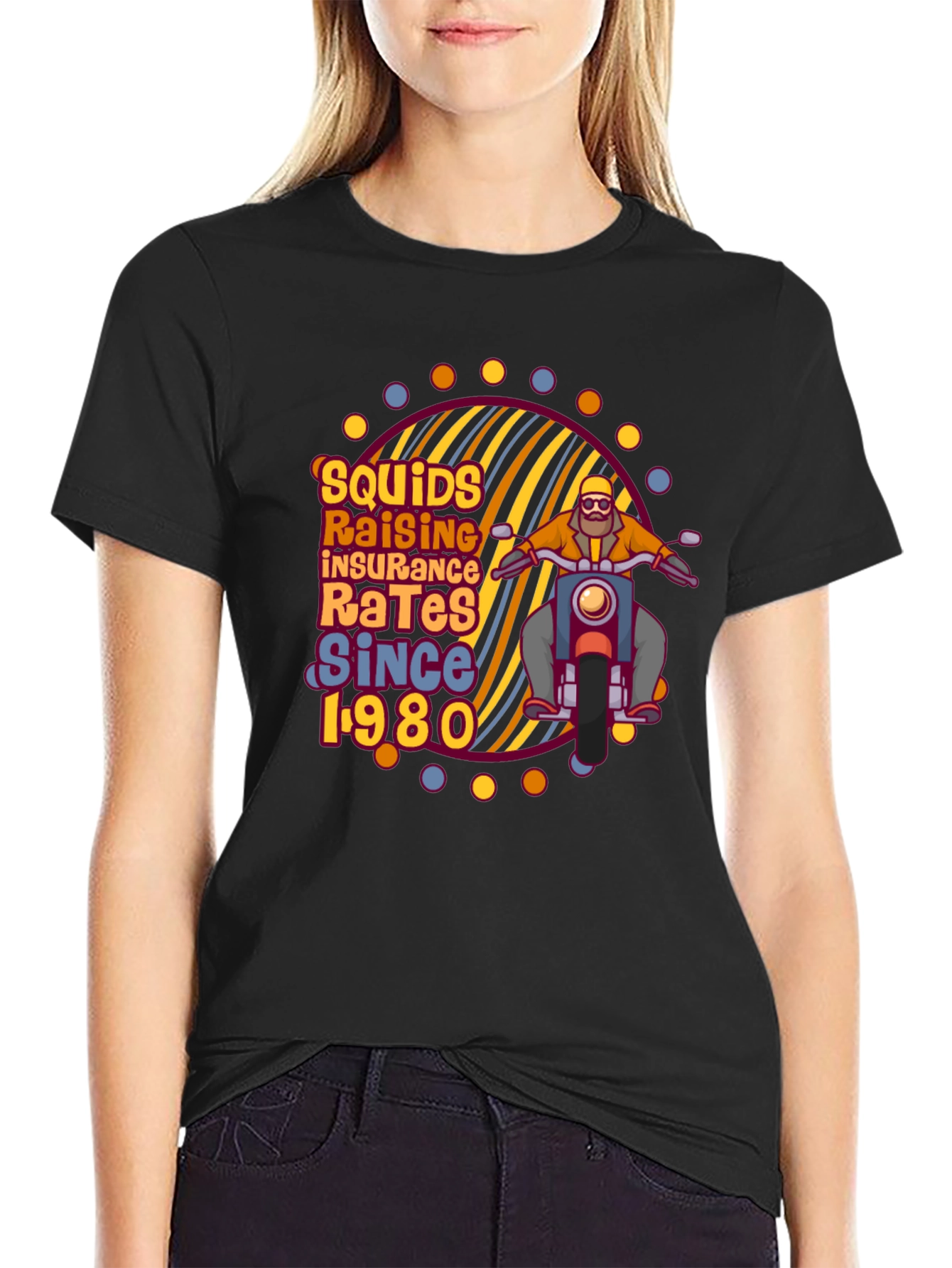 Squids Raising Rates T-Shirt Since 1980 Black