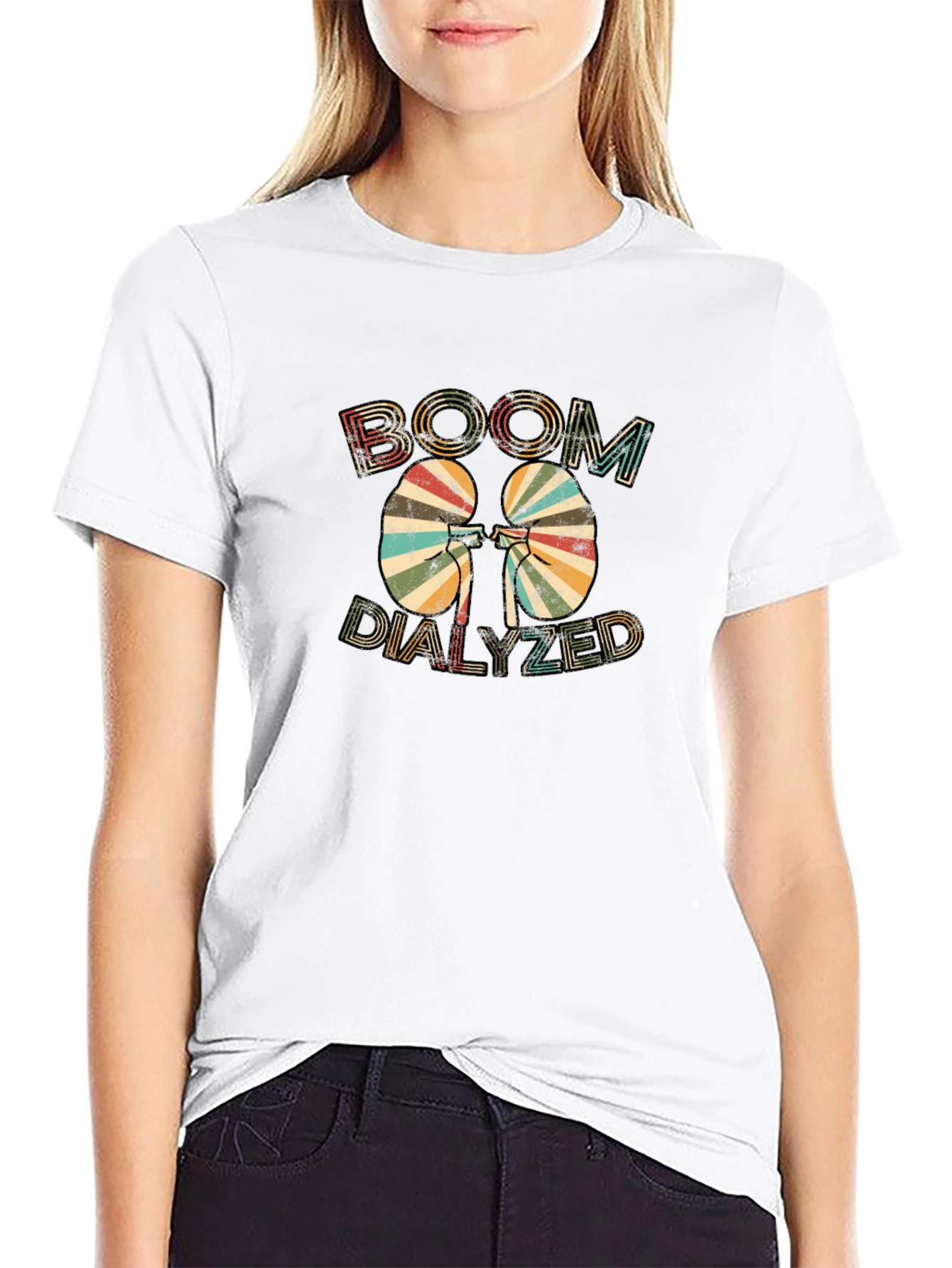 Boom Dialyzed Kidney Graphic T-Shirt