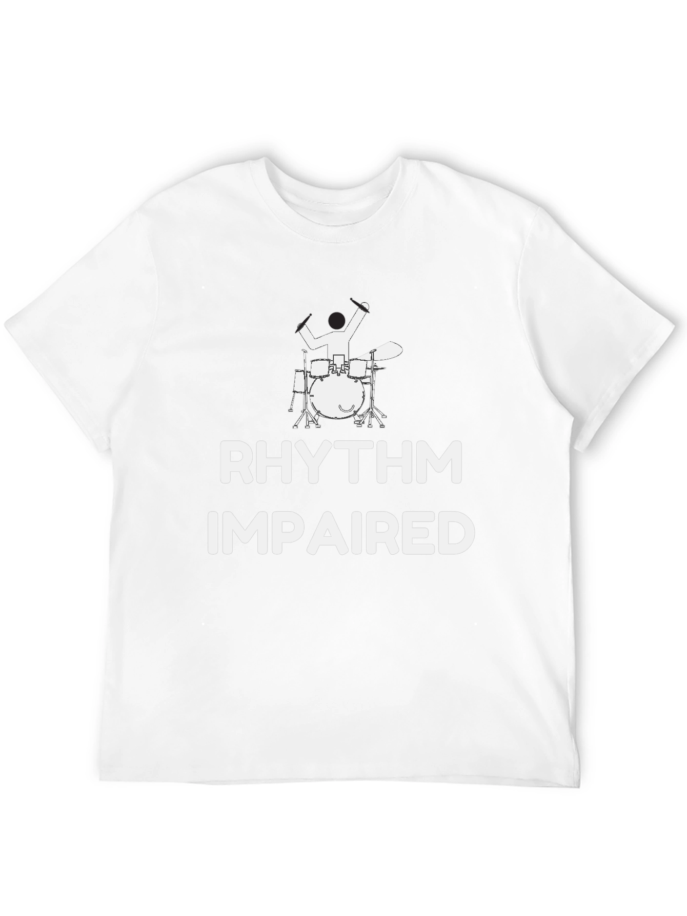 Rhythm Impaired Drummer Graphic Tee