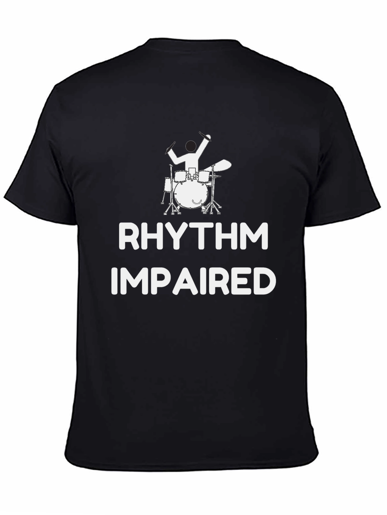 Rhythm Impaired Drummer Graphic Tee