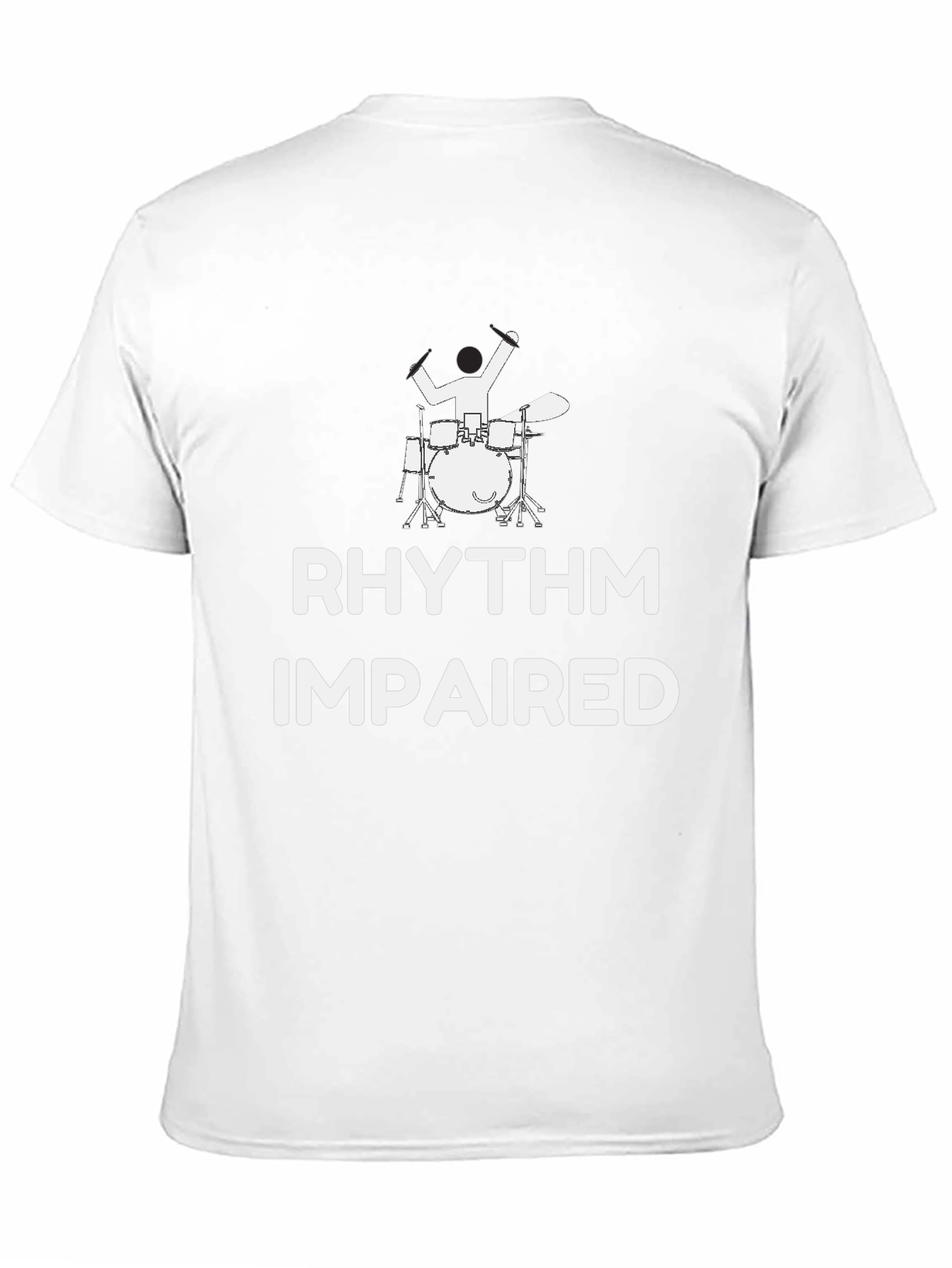 Rhythm Impaired Drummer Graphic Tee