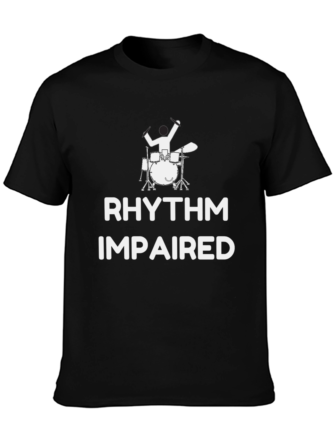 Rhythm Impaired Drummer Graphic Tee