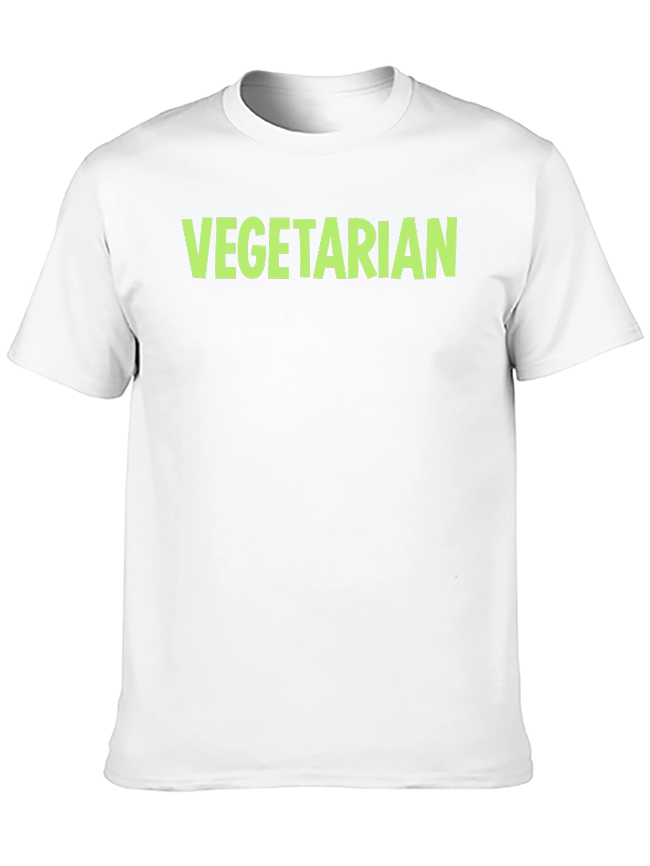 Vegetarian Graphic Tee - Black