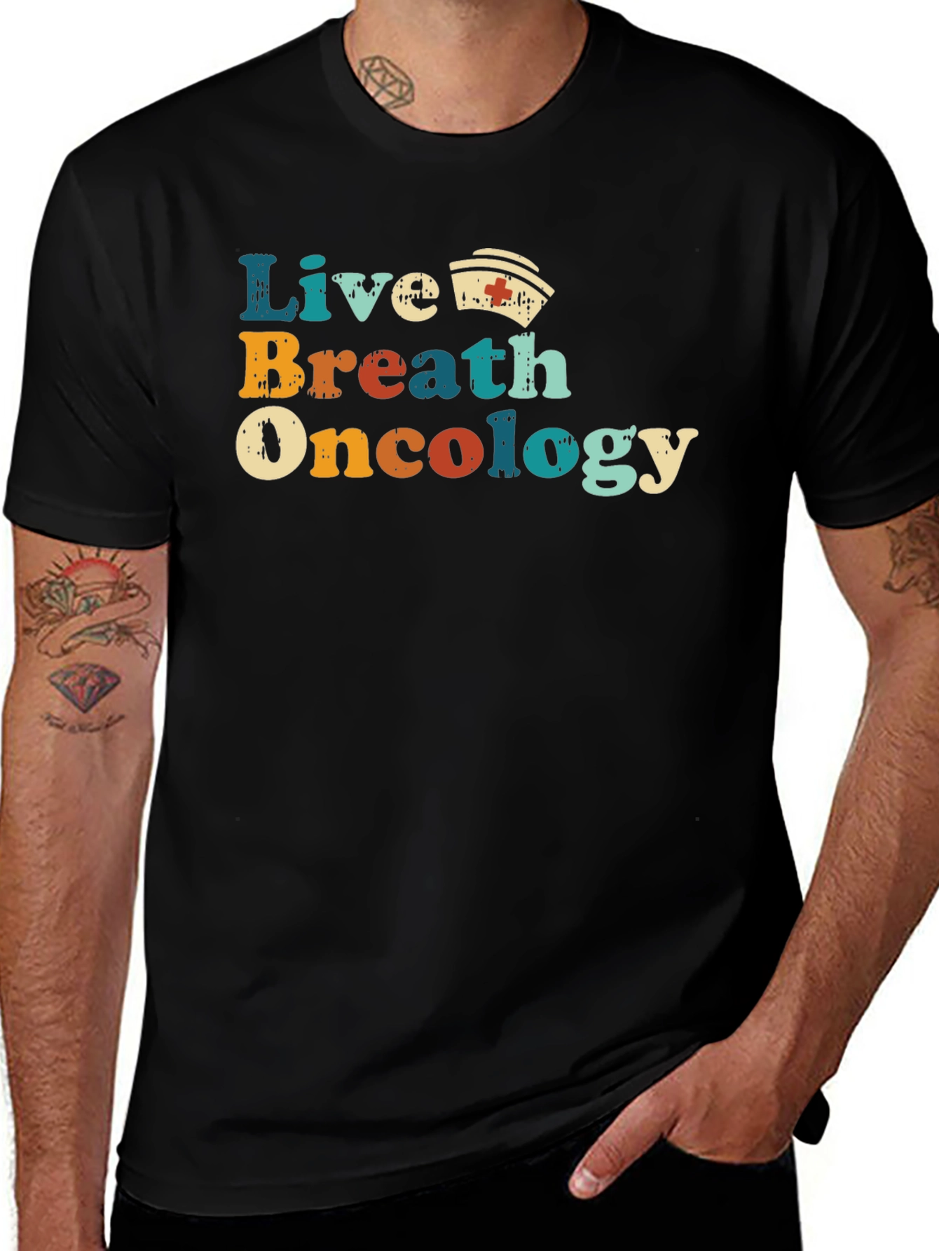 Live Breath Oncology Graphic Tee