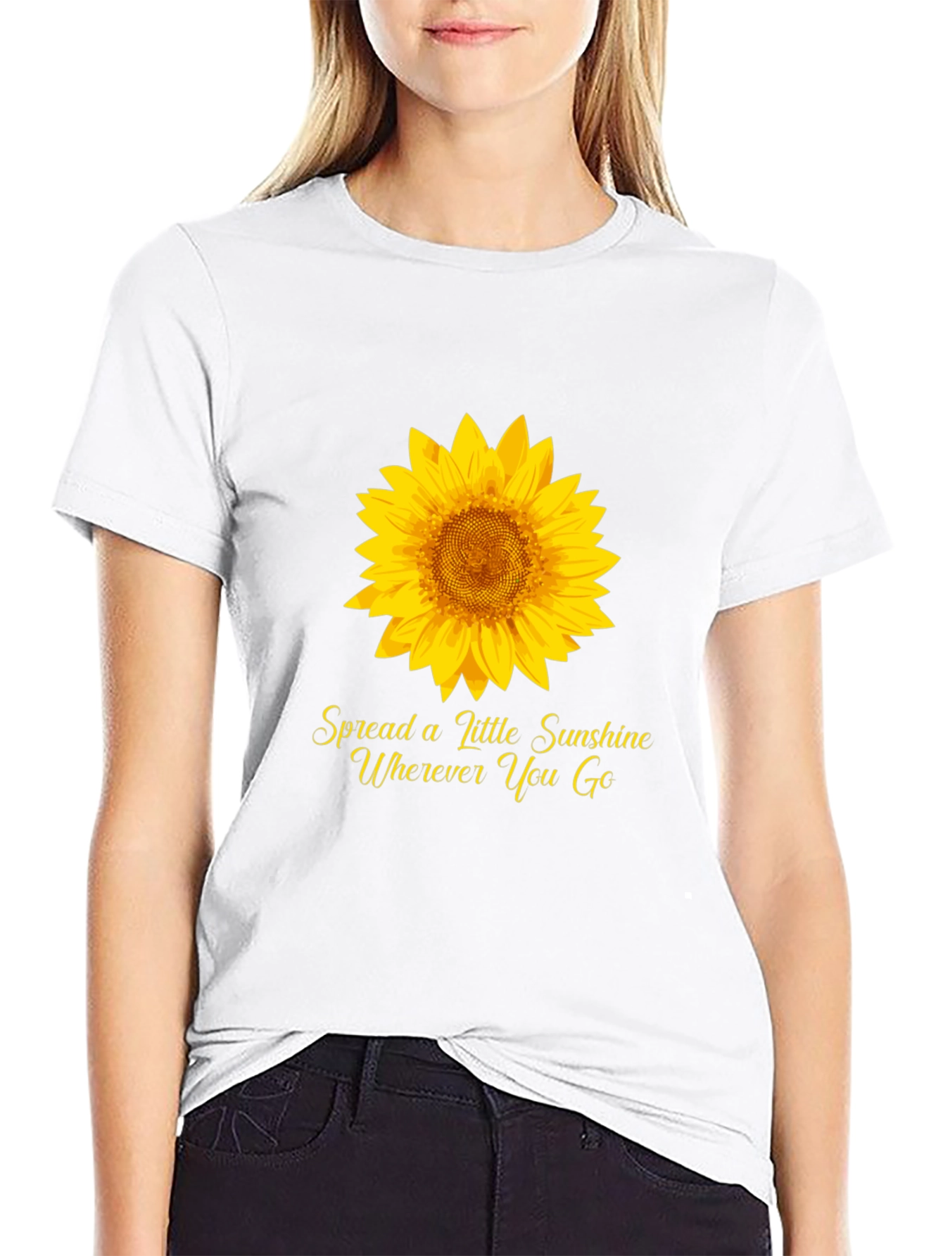 Sunflower Graphic Tee - Spread Sunshine Wherever You Go